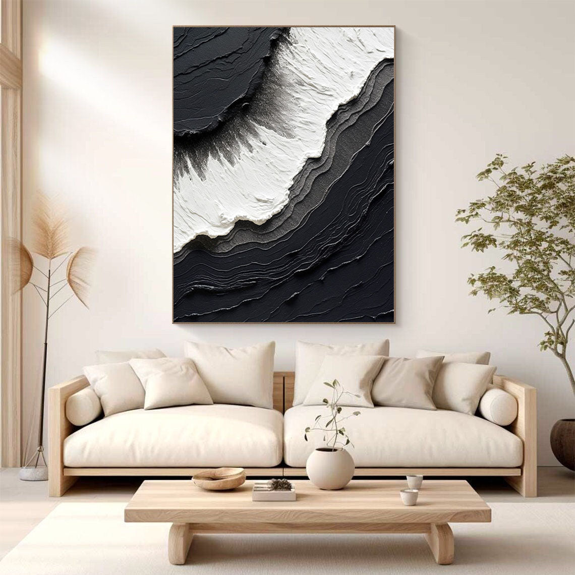 Black Minimalist Painting #BM 059