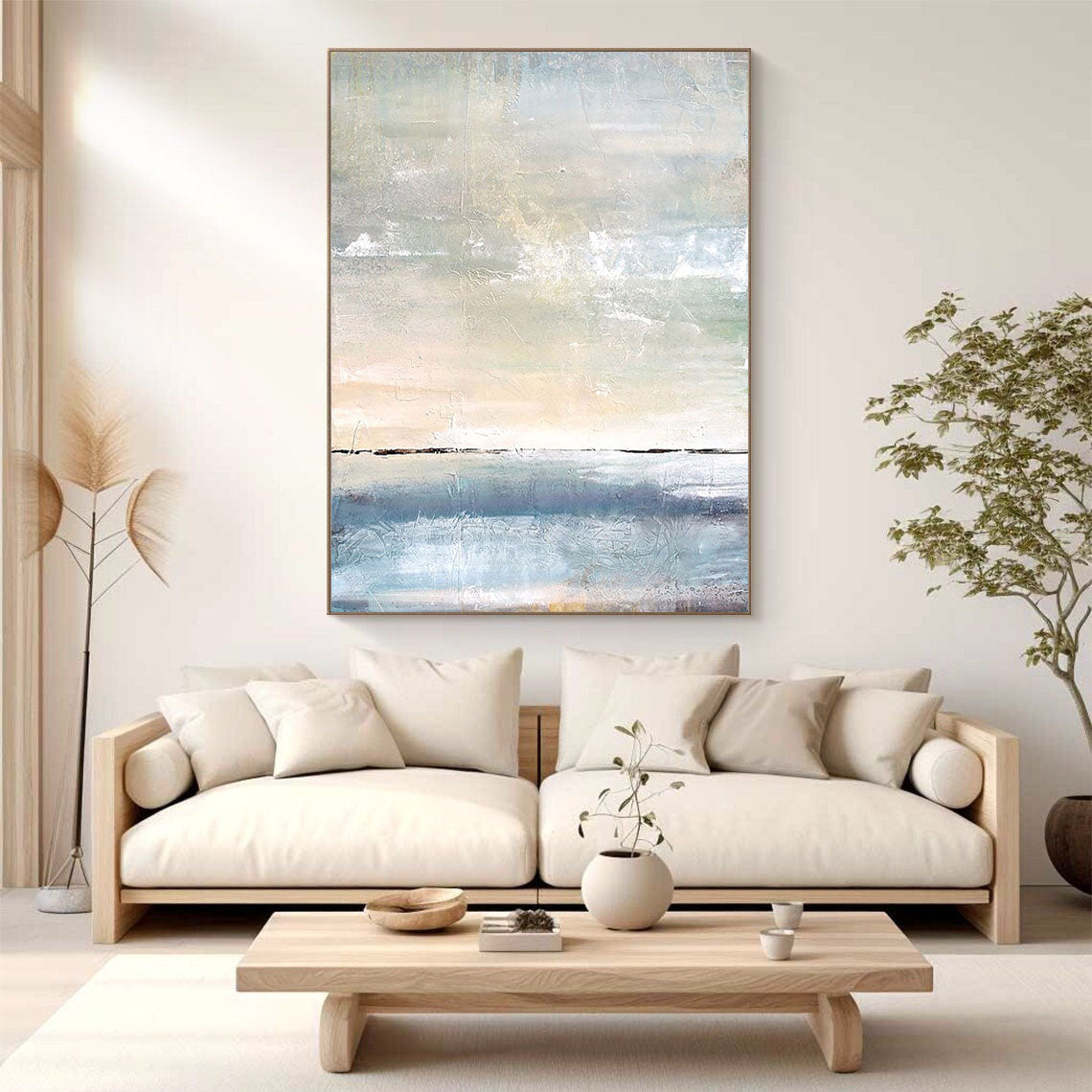 Blue & Green Abstract Painting #BGA 022