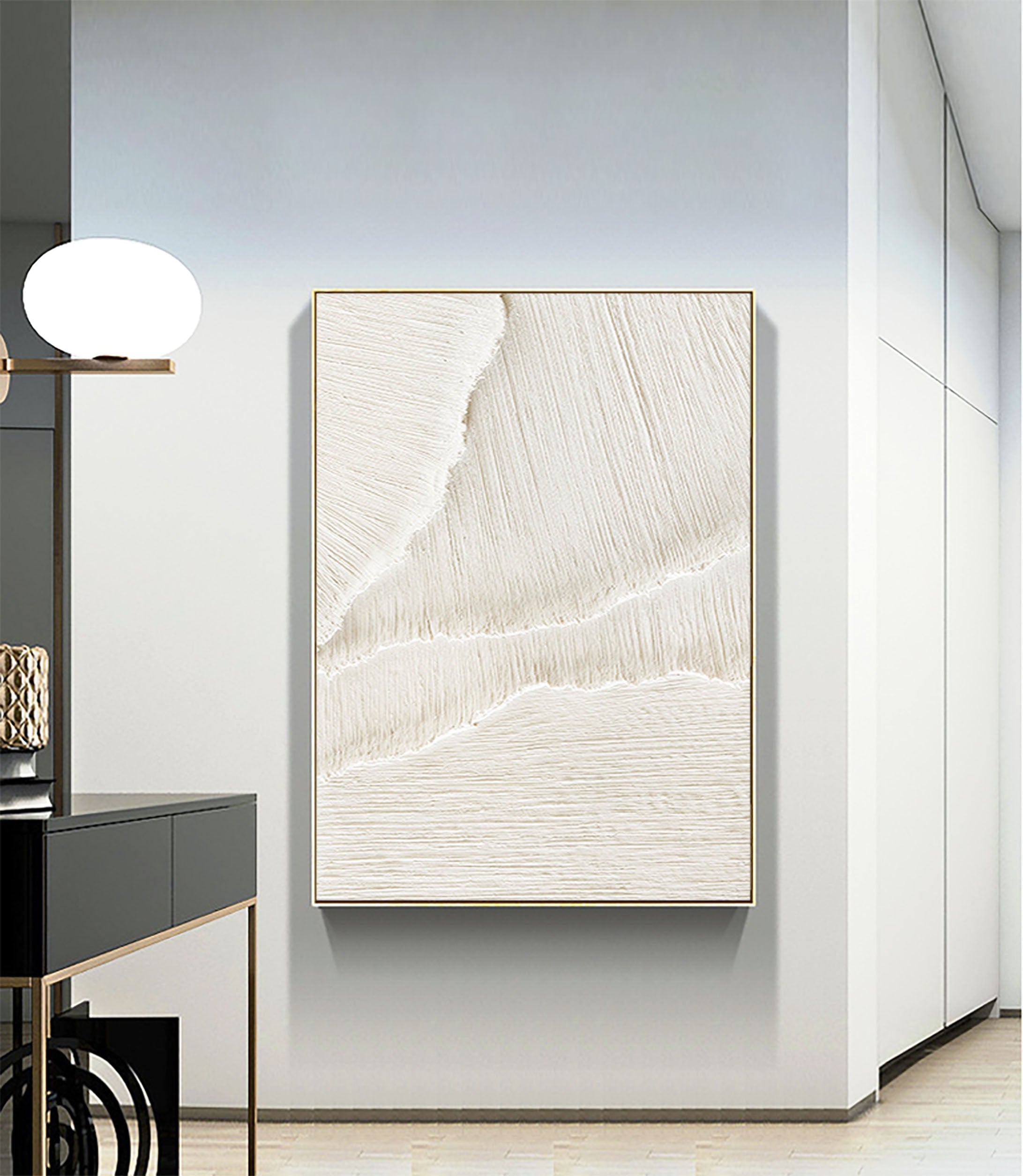 White Minimalist Painting #WM 013