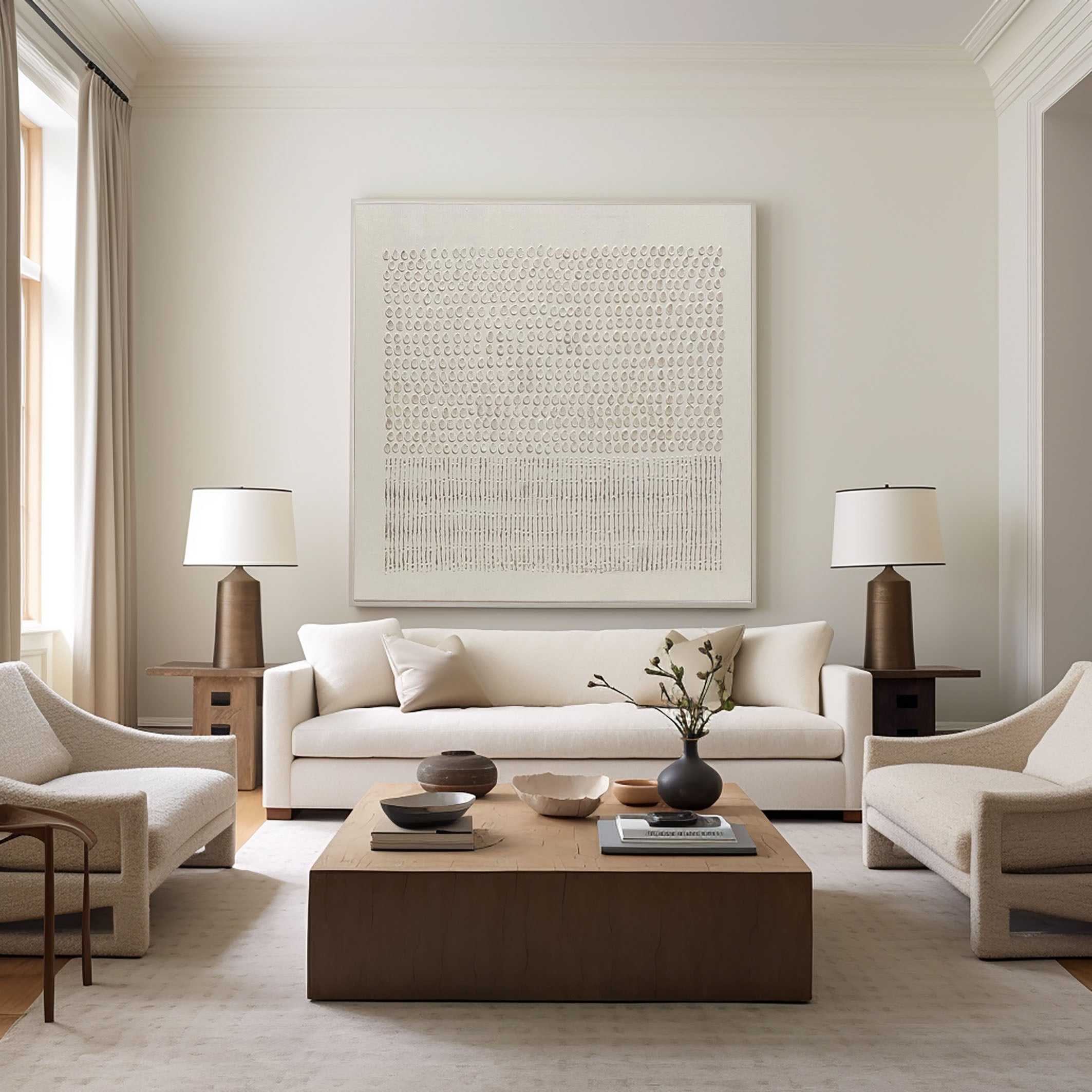 Contemporary Minimalist Wabi Sabi Art #WS 035