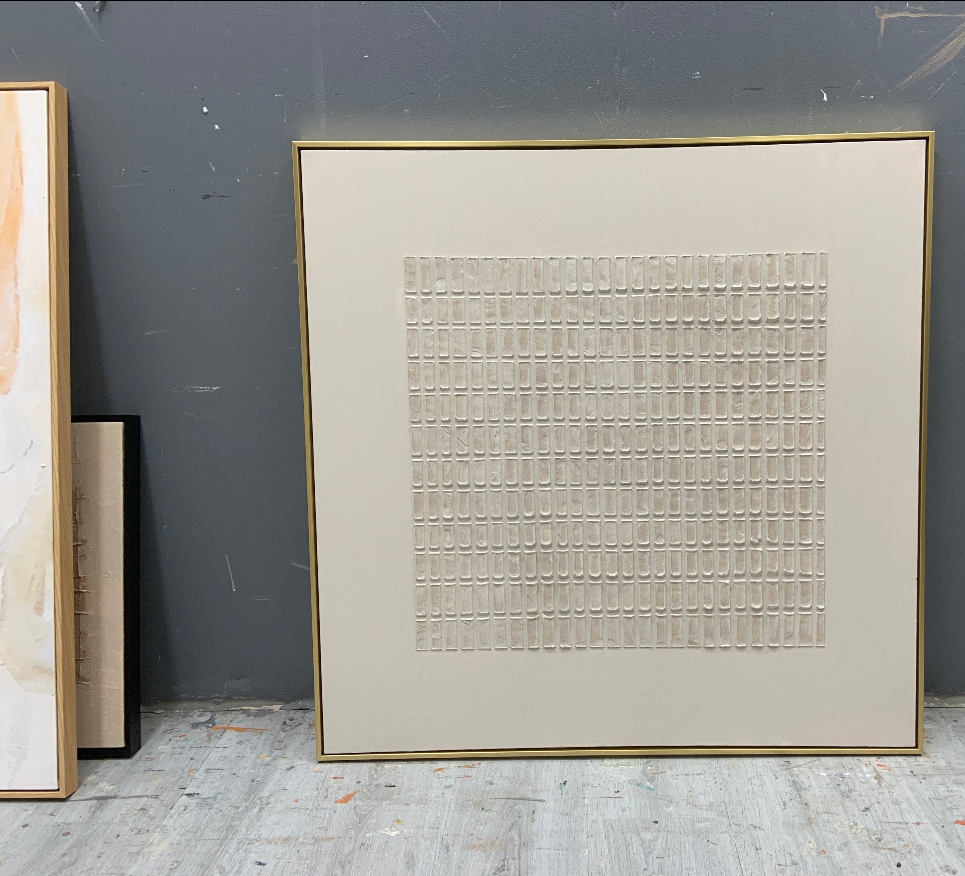 Minimalistisches Wabi-Sabi-Gemälde #ABAS194