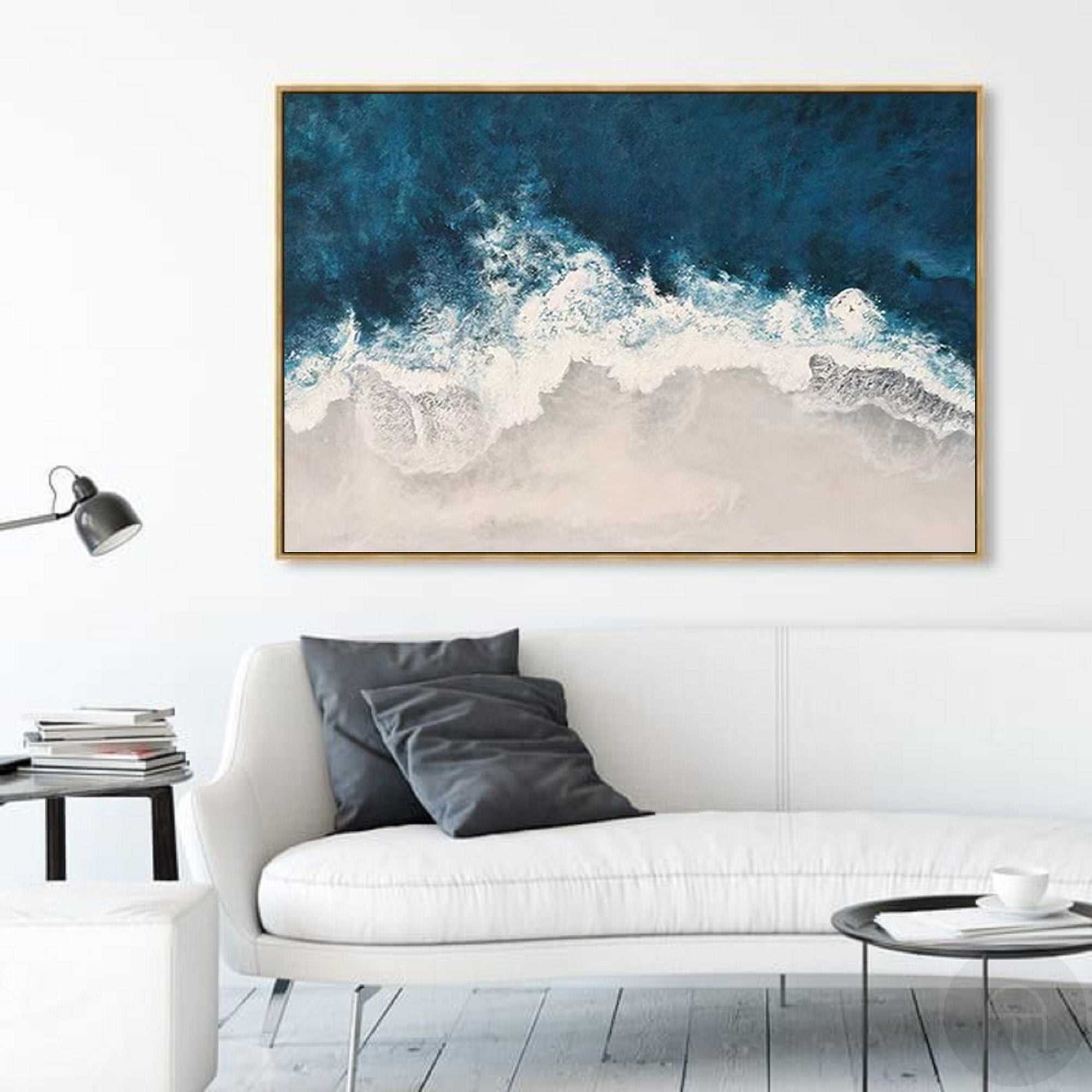 Abstract Coastal Painting #ABSH58
