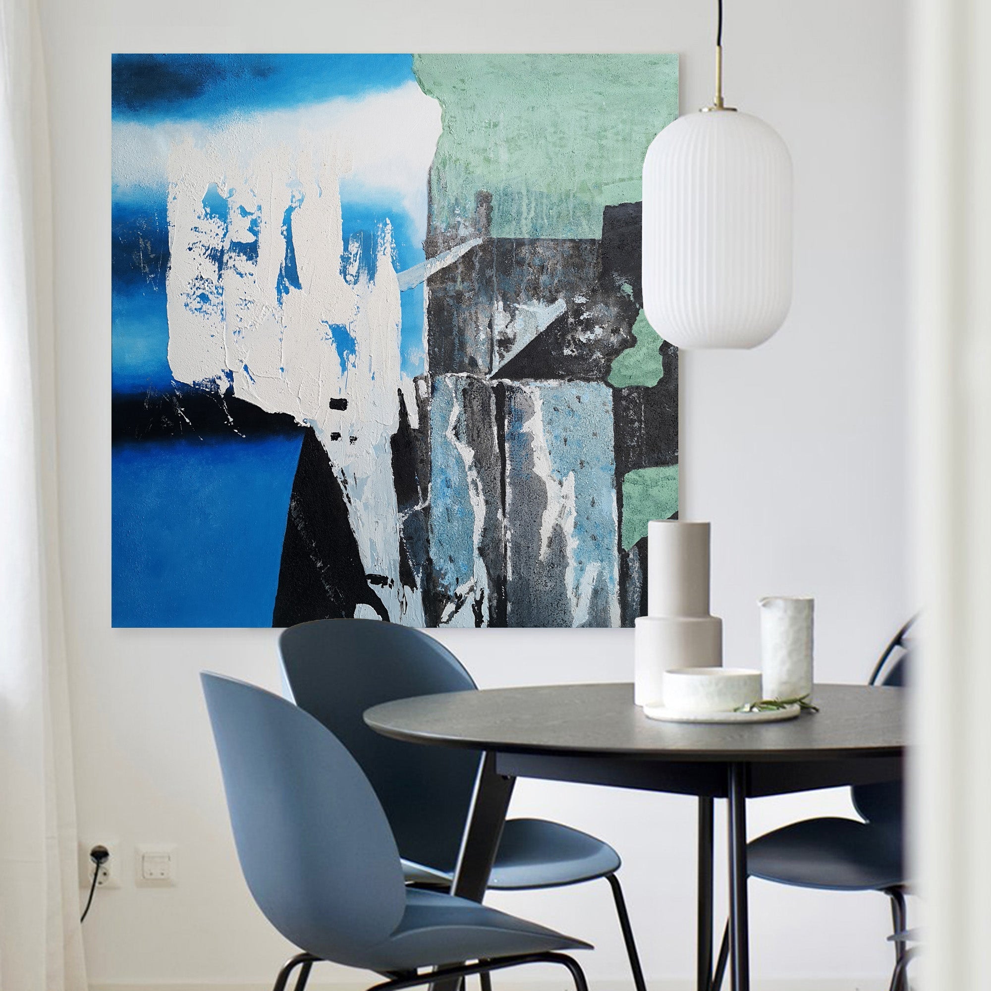 Square Abstract Painting #IS18