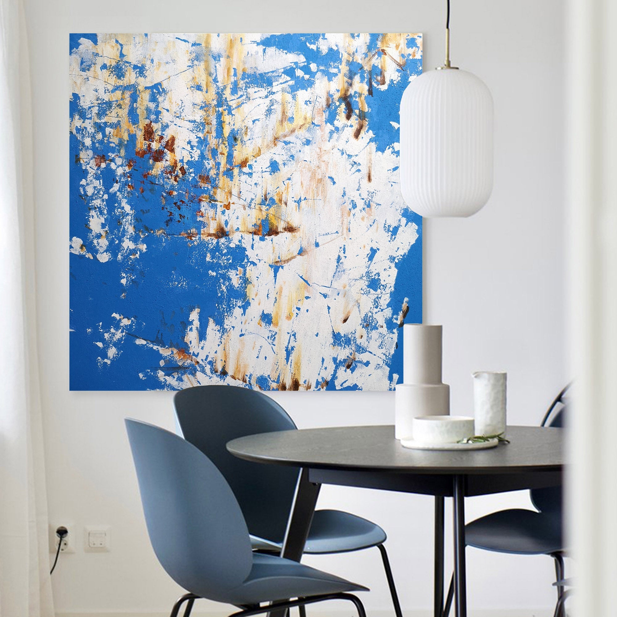 Blue Abstract Painting #IS27