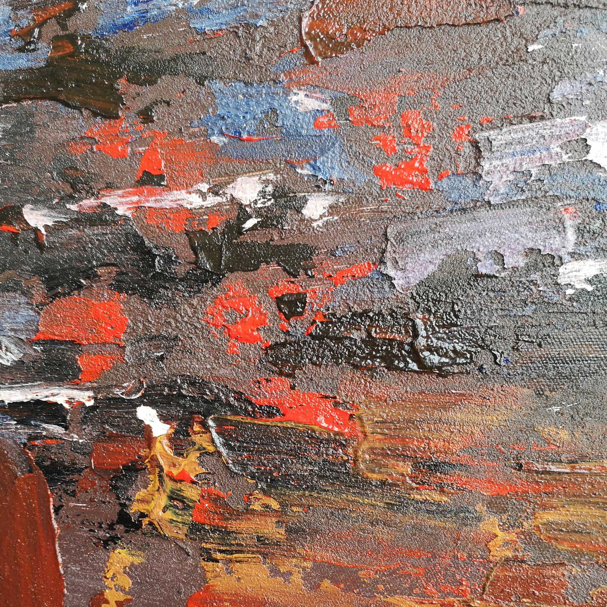 Square Abstract Painting #IS20