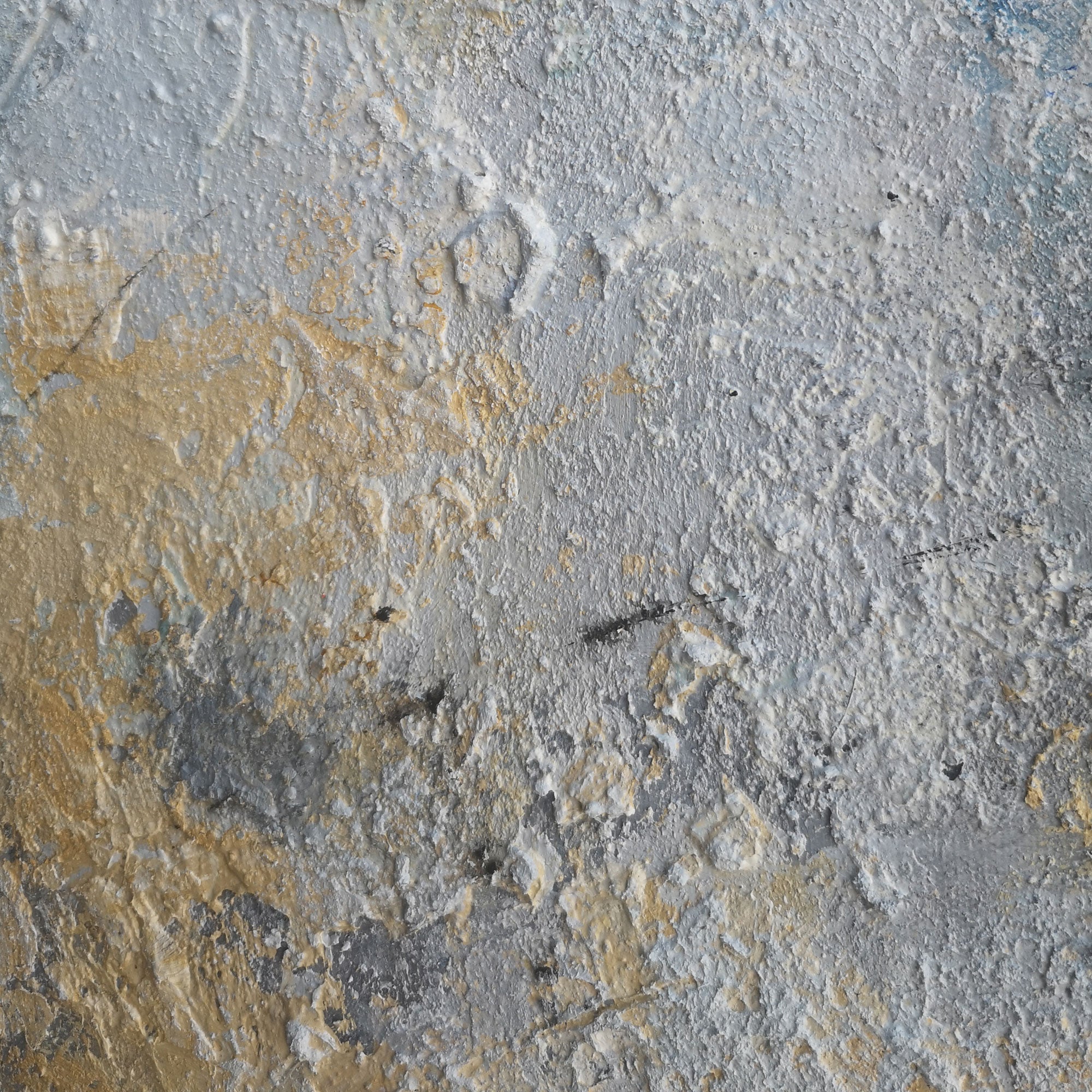 Yellow Grey Abstract Painting #IS11