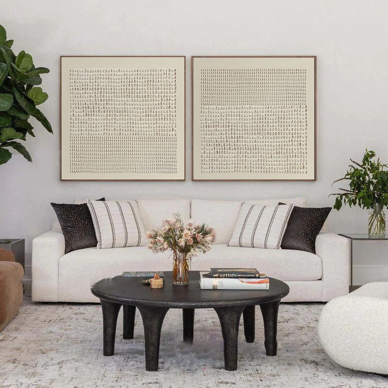 Contemporary Minimalist Wabi Sabi Art Set #WS 030