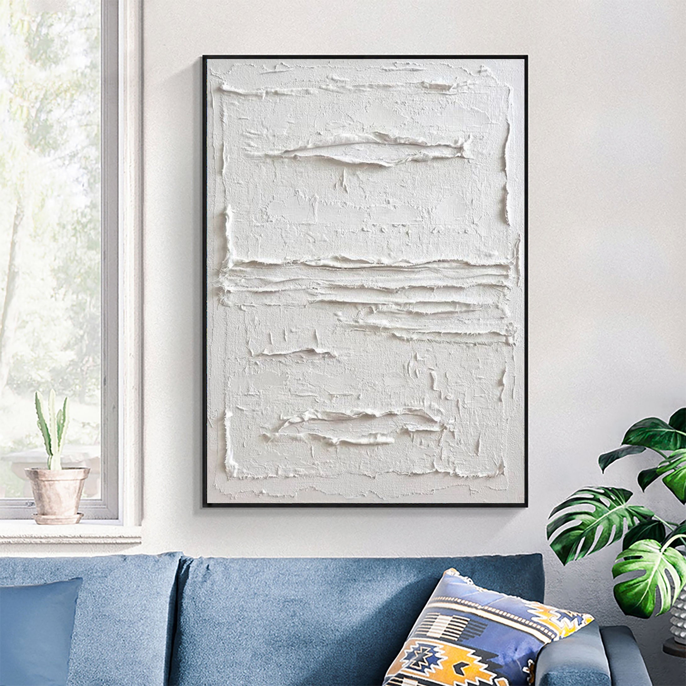 White Minimalist Painting #WM 015
