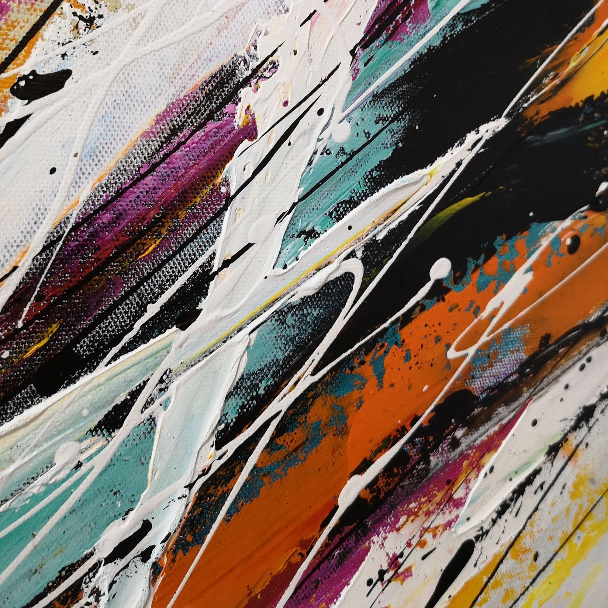 Square Abstract Painting #IS32