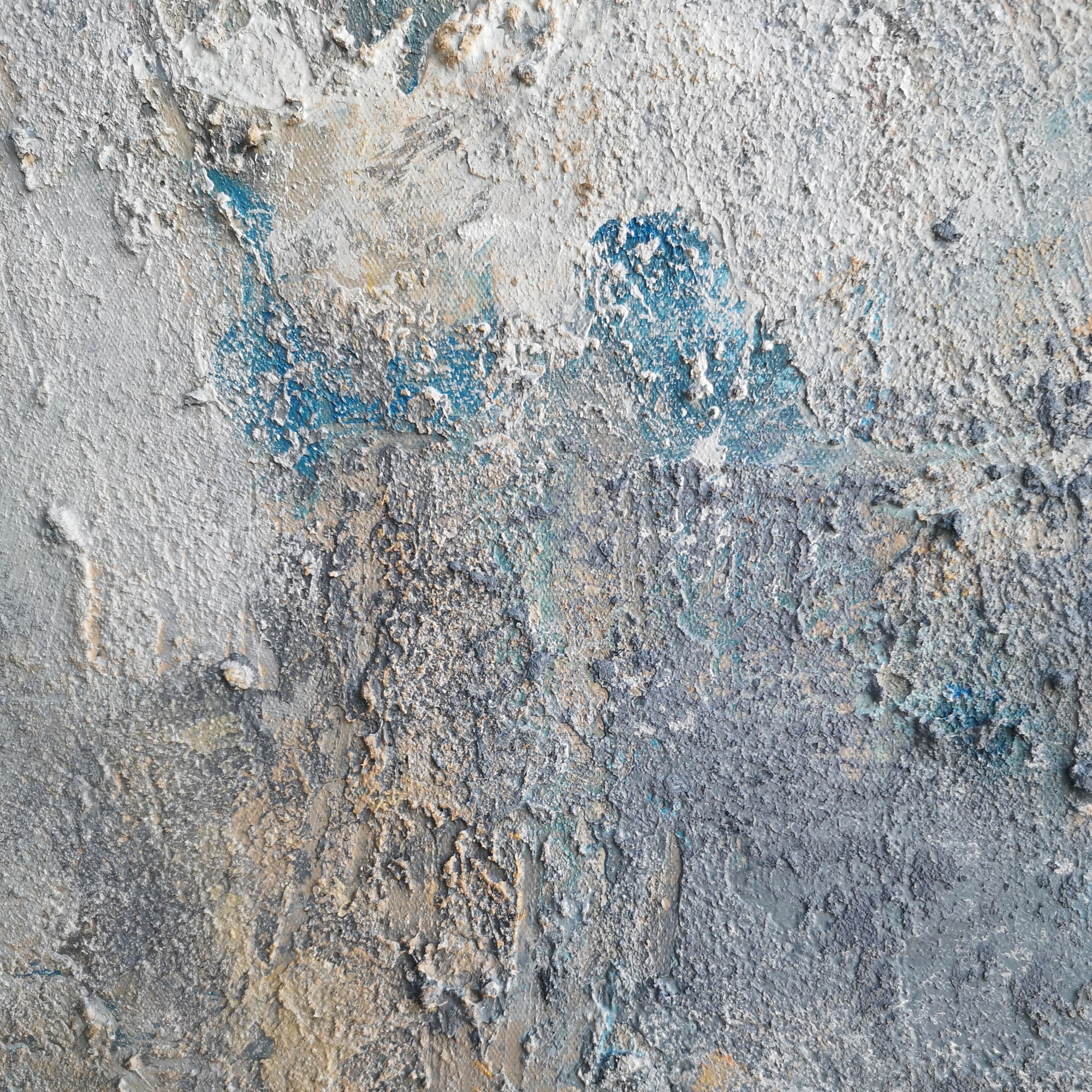 Blue Yellow Abstract Art #IS06