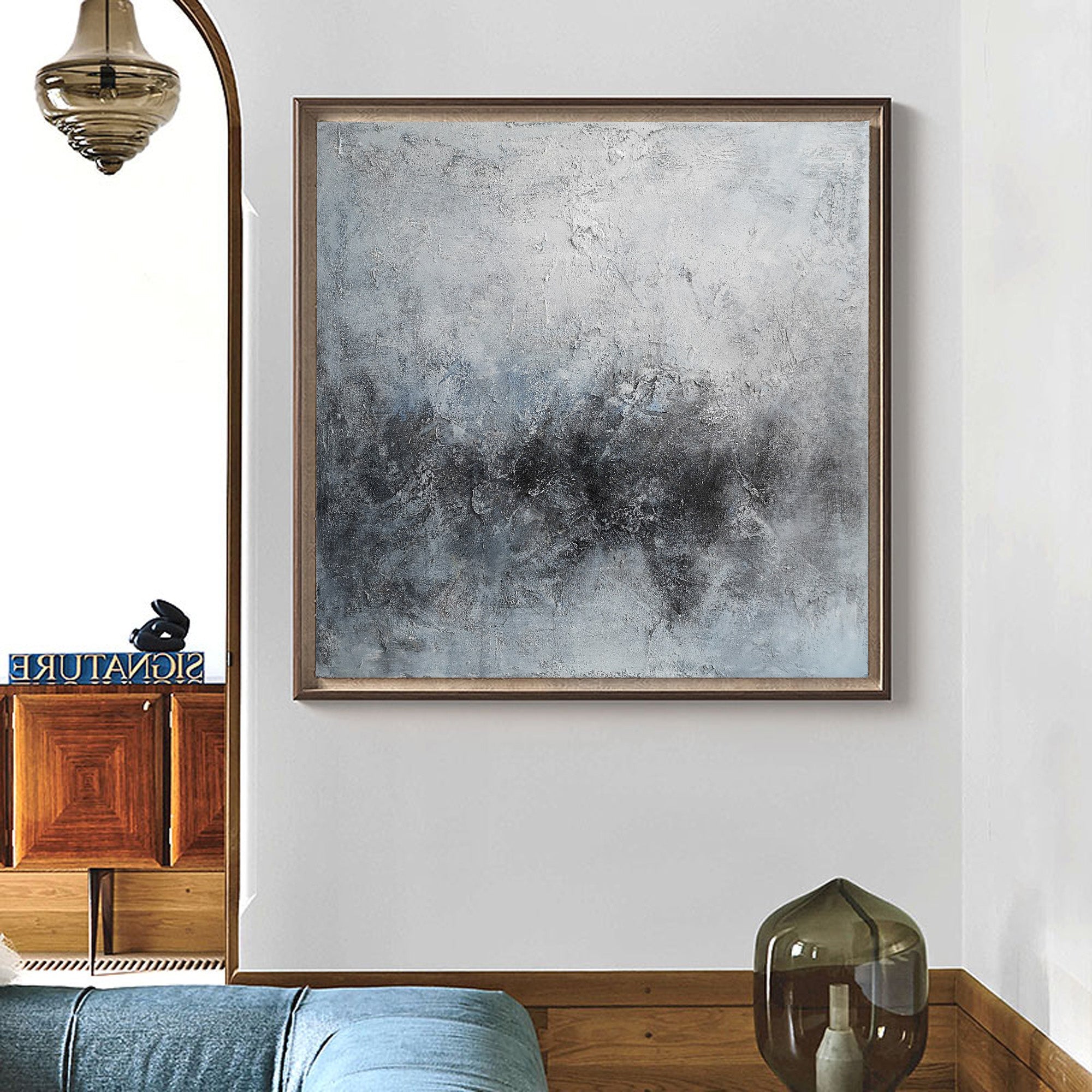 Square Abstract Painting #IS22