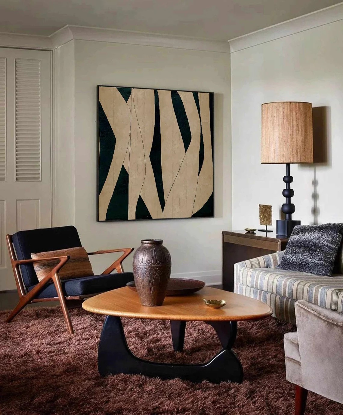 Modern Abstract Painting ¨C Flowing Lines #WSA 006