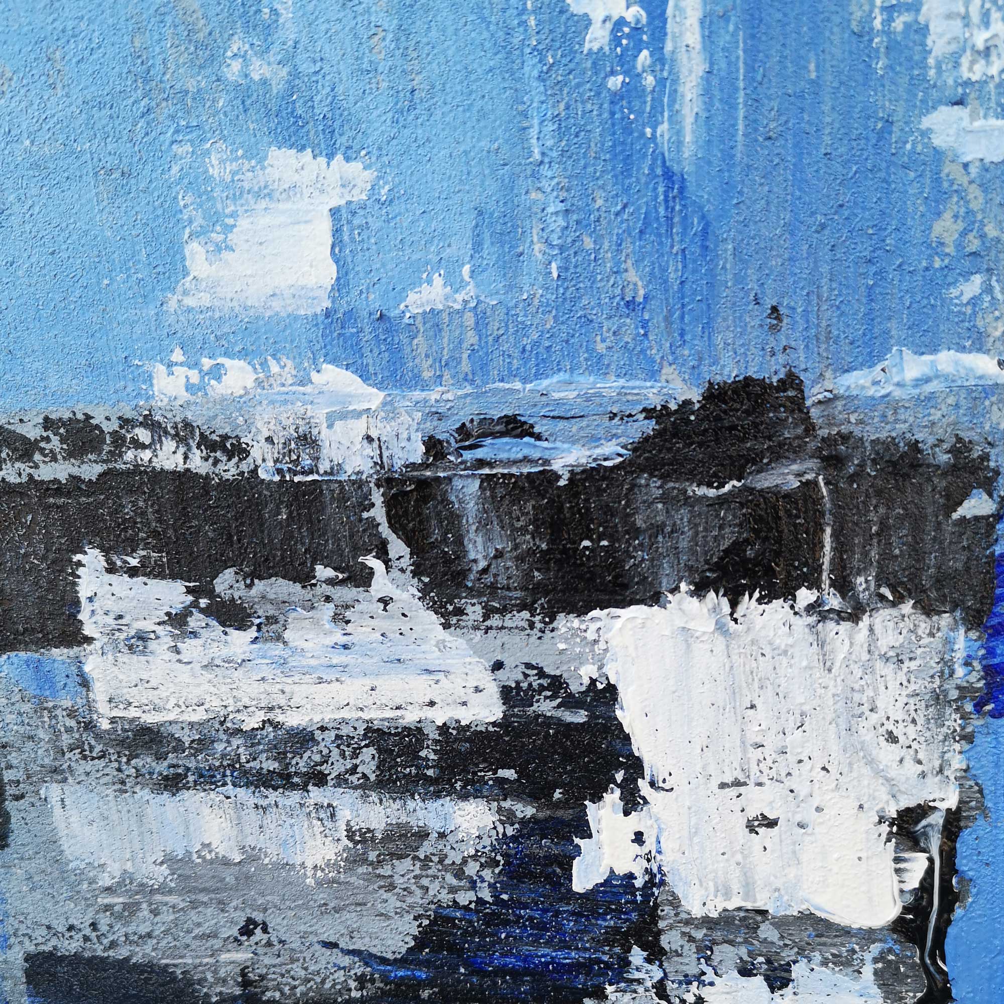 Blue Abstract Painting #IS47