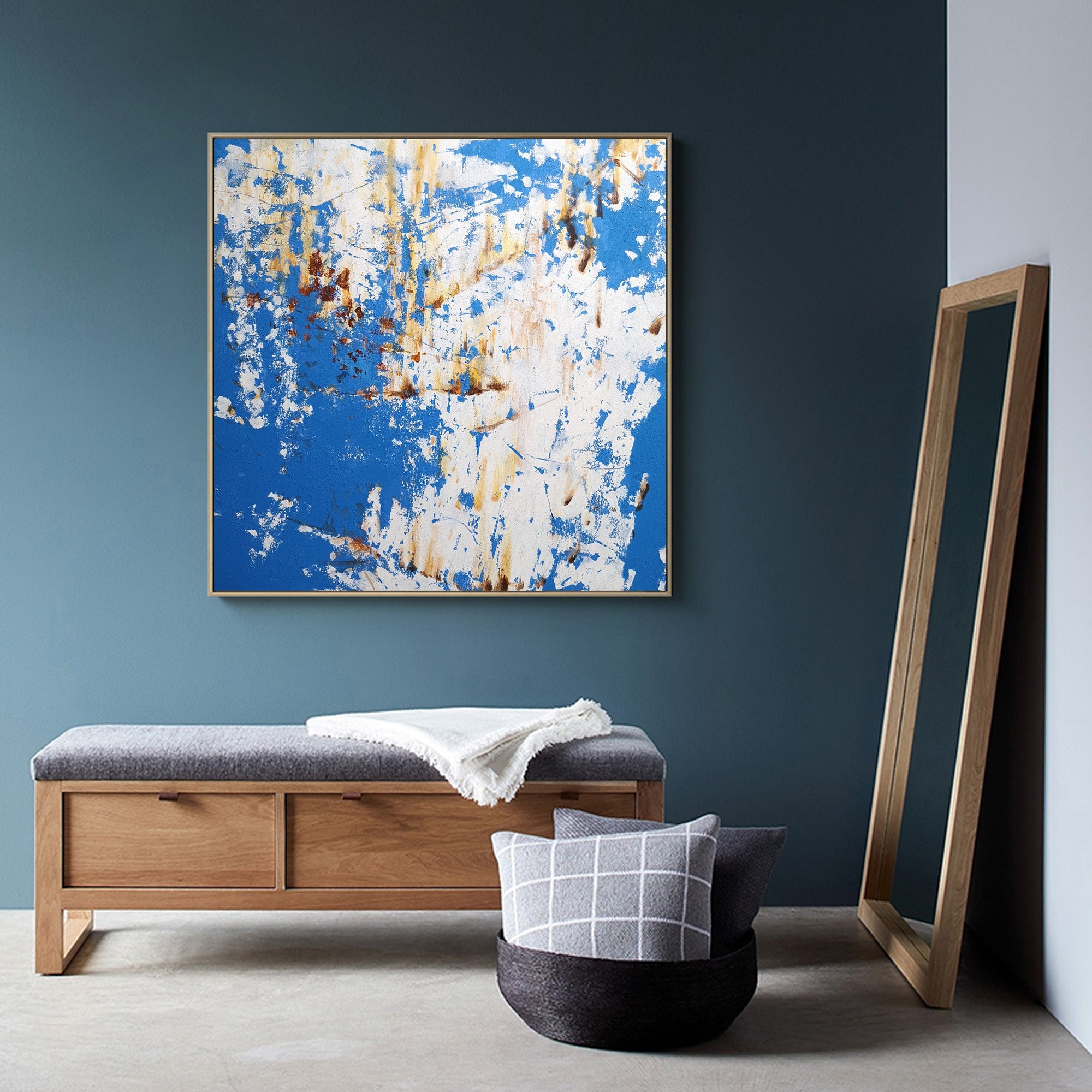 Blue Abstract Painting #IS27