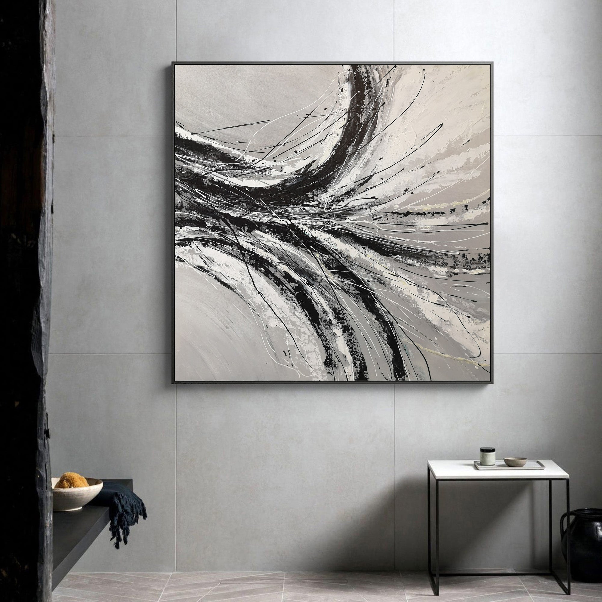 Square Abstract Painting #IS31