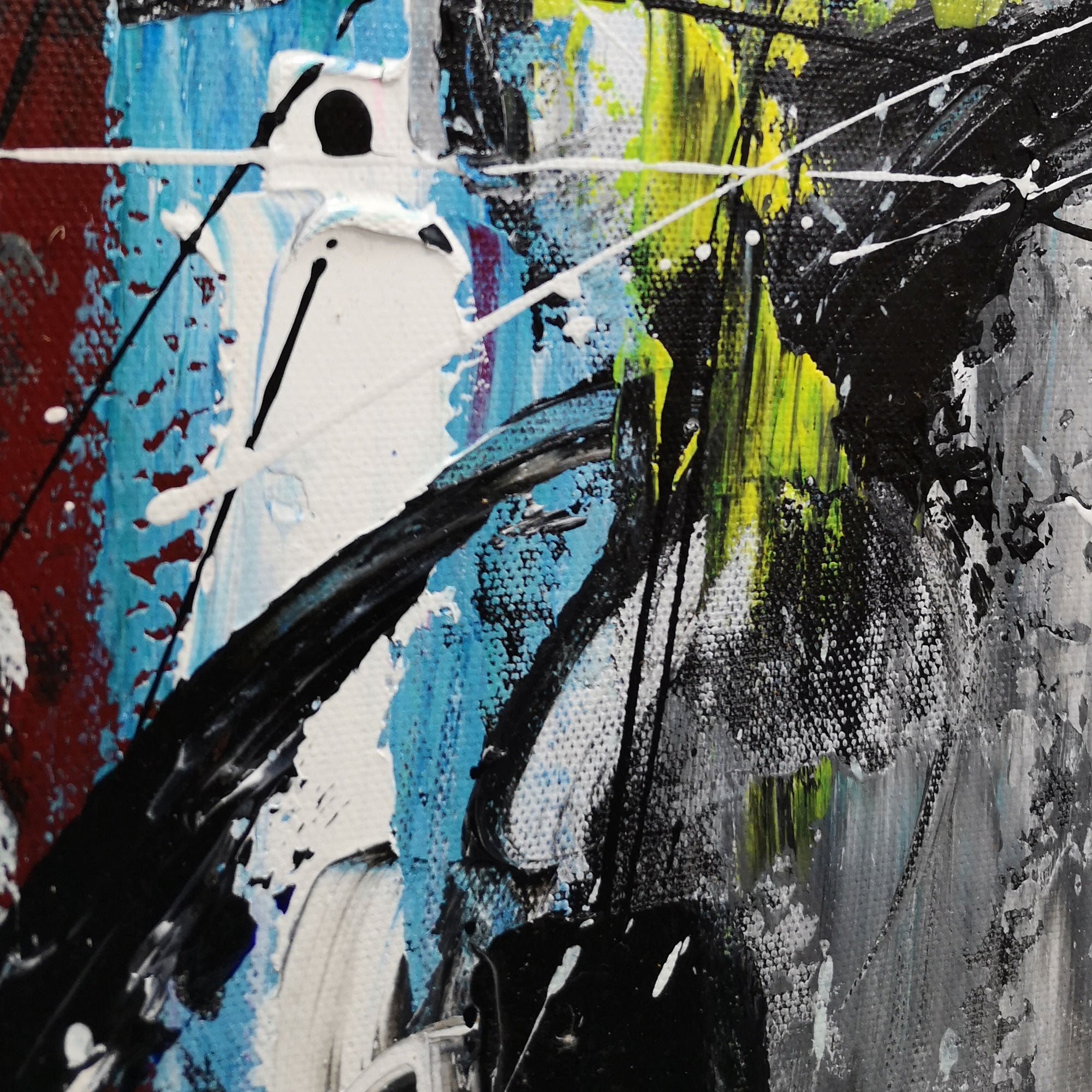 Square Abstract Painting #IS33