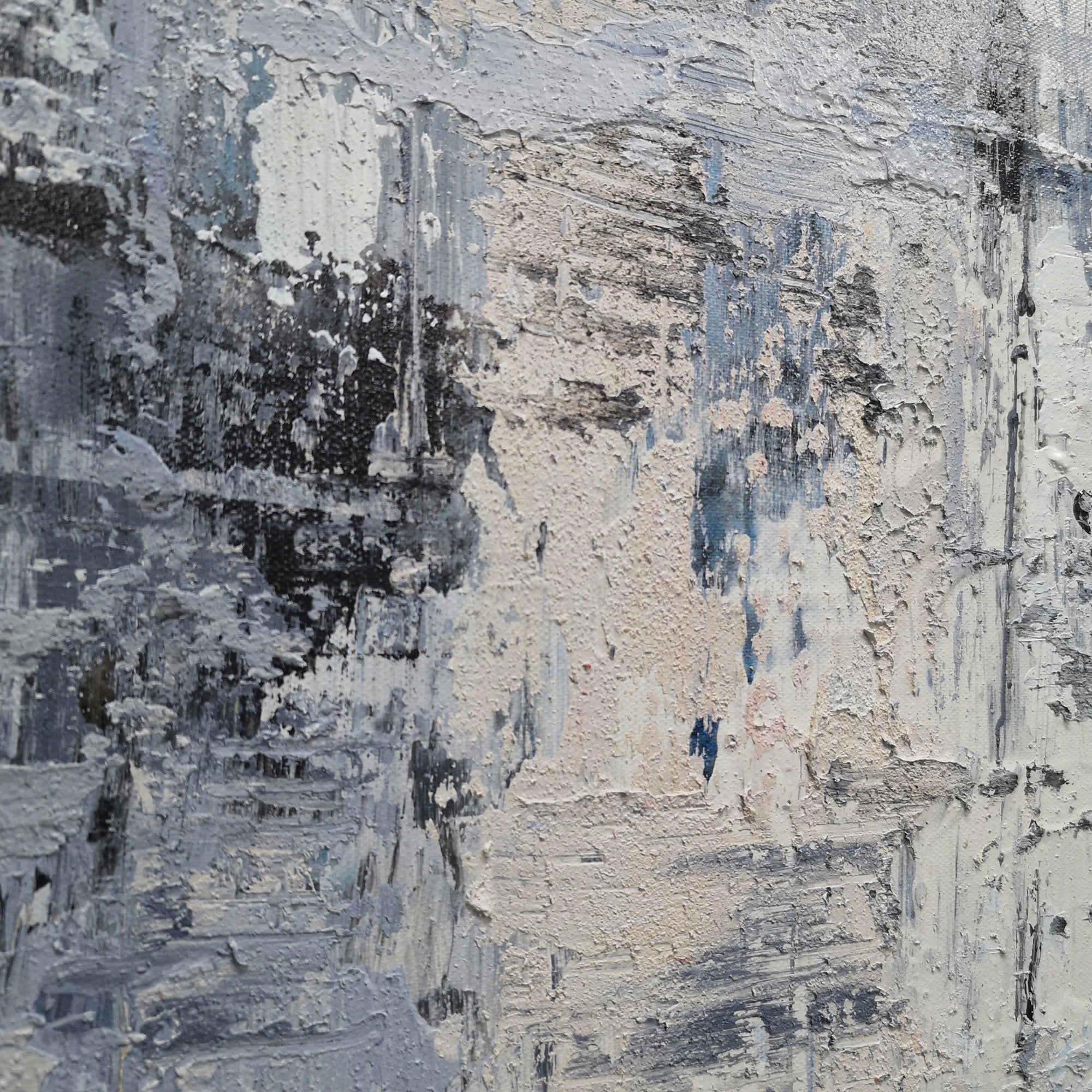 Blue Abstract Landscape Painting #IS40