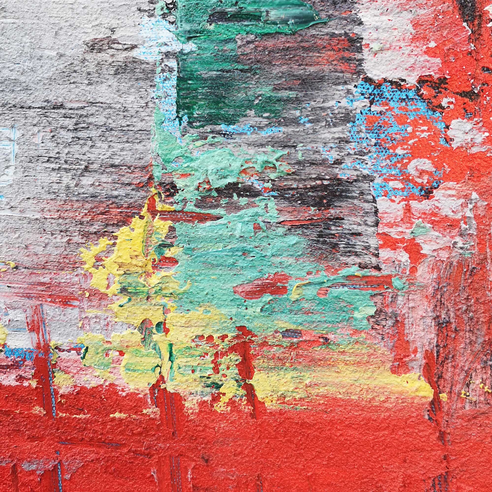 Red Abstract Painting #IS48