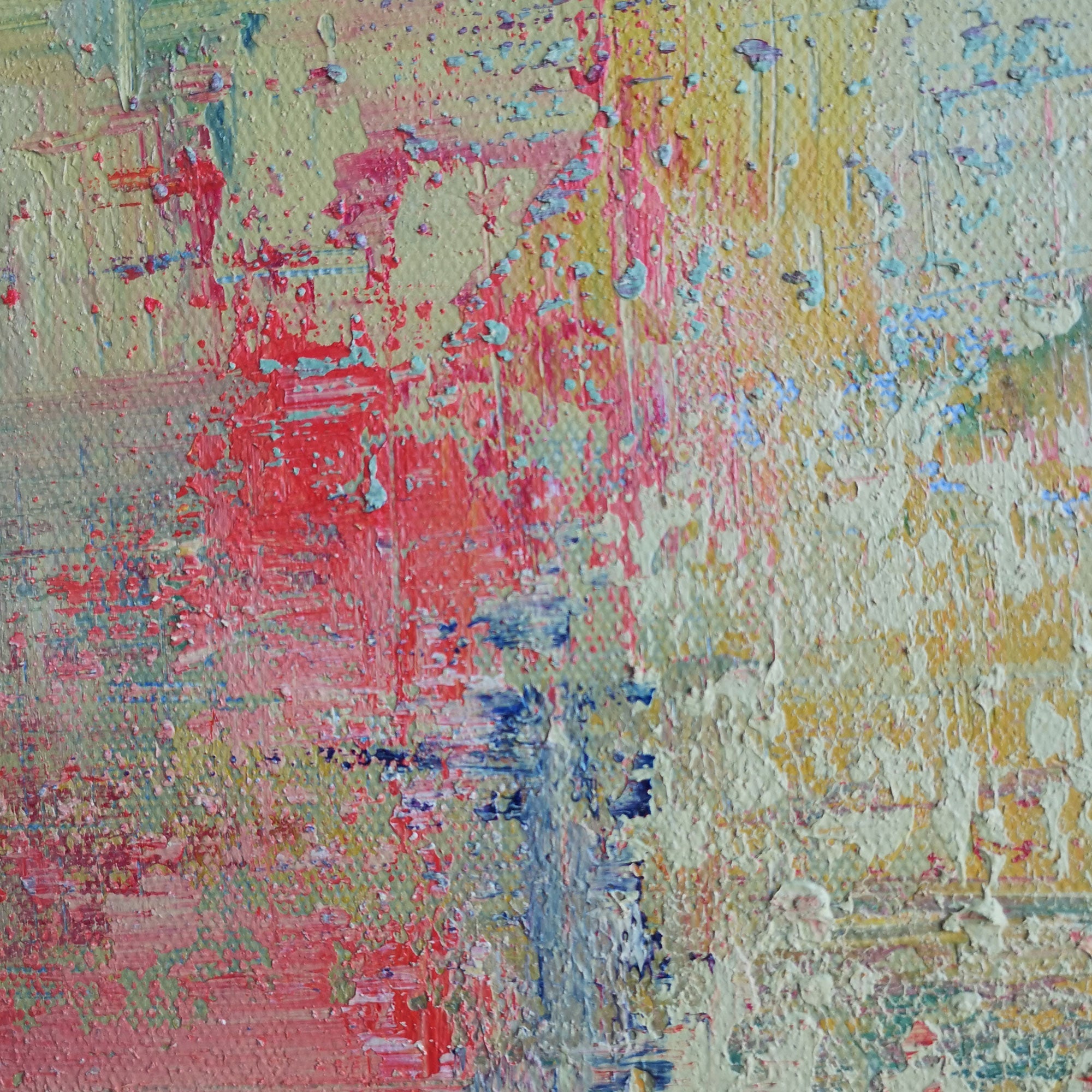 Gelbe abstrakte Kunst #IS09