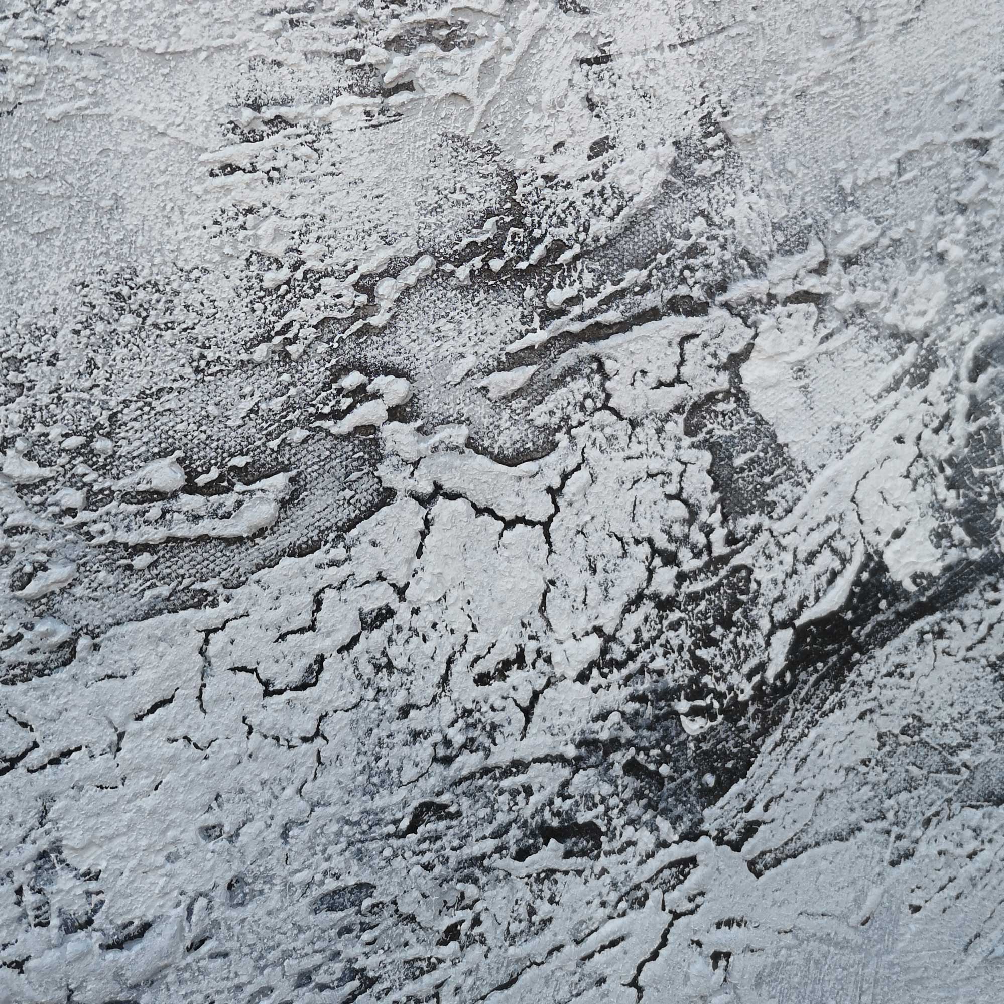 Grey WHite Abstract Painting #IS46