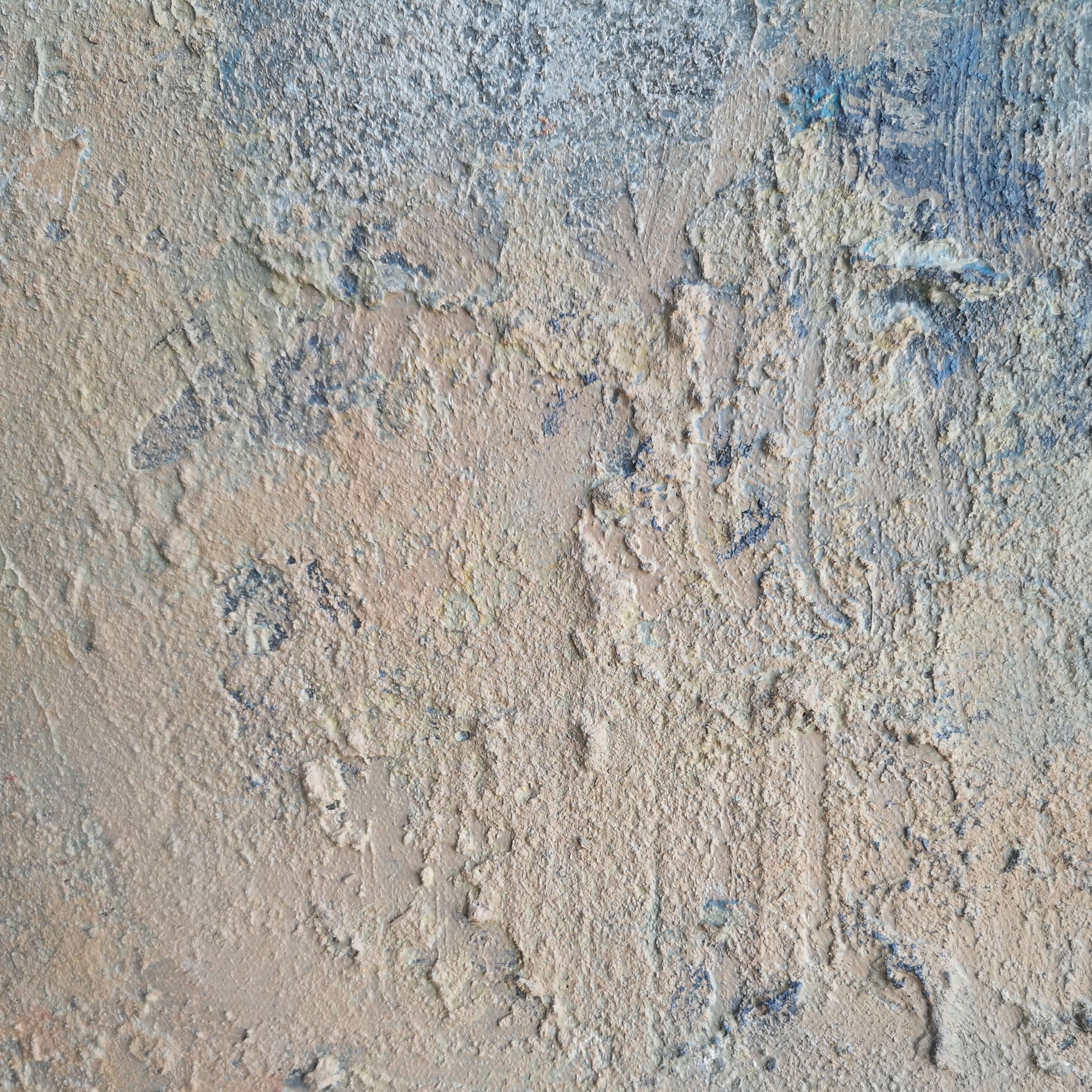 Blue Yellow Abstract Art #IS06