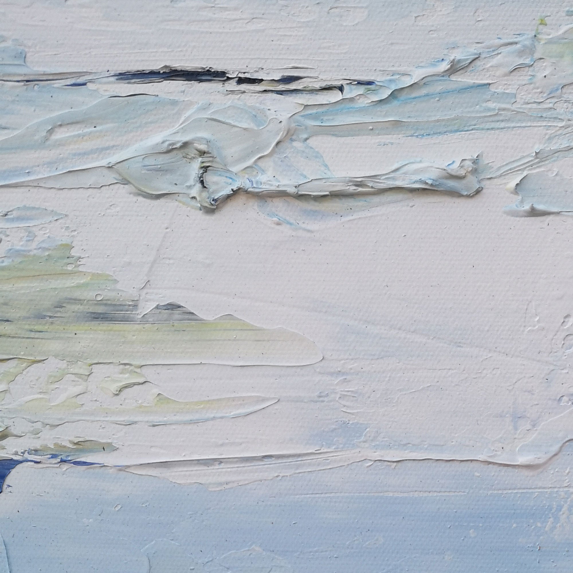 Blue Abstract Landscape Art #IS64