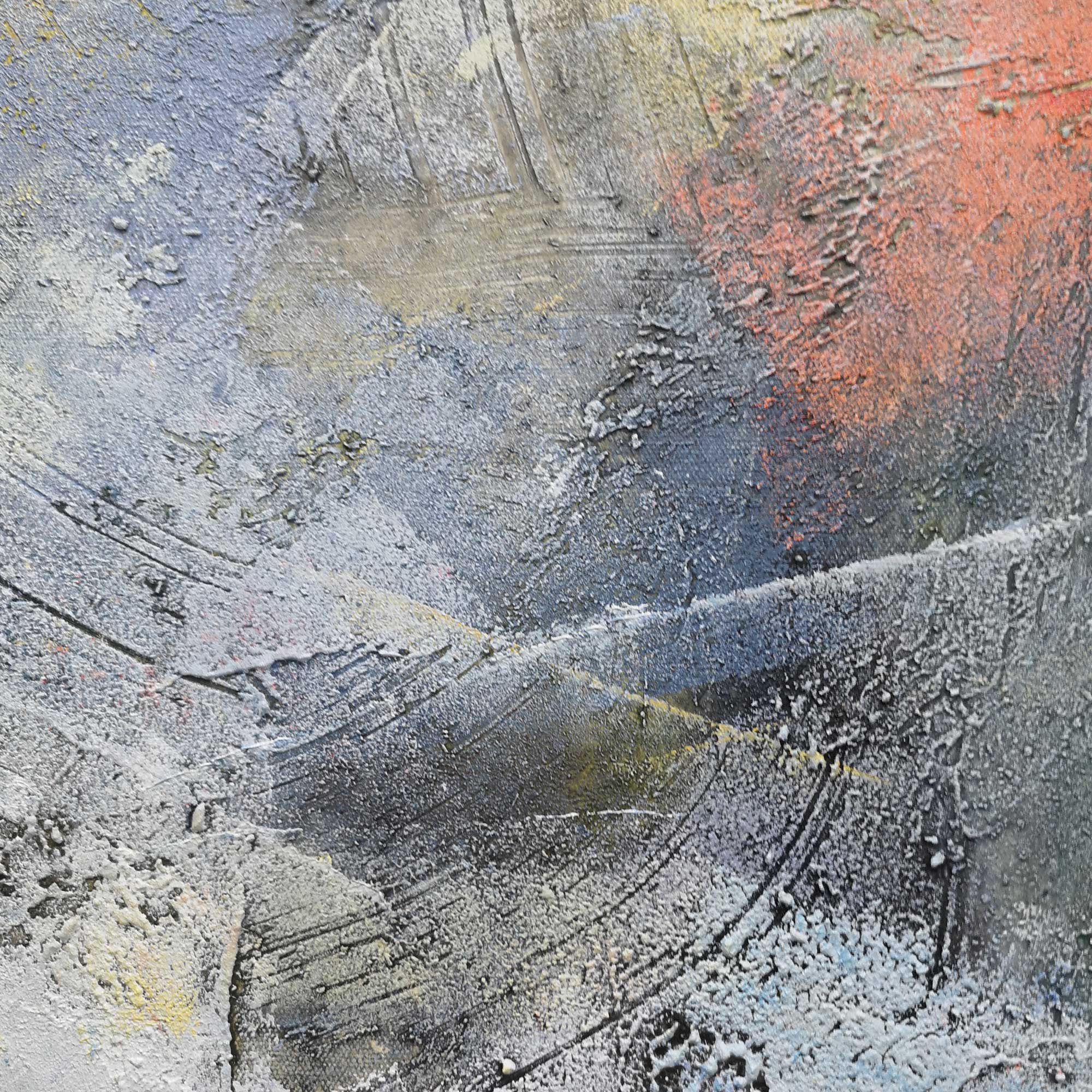 Square Abstract Painting #IS42