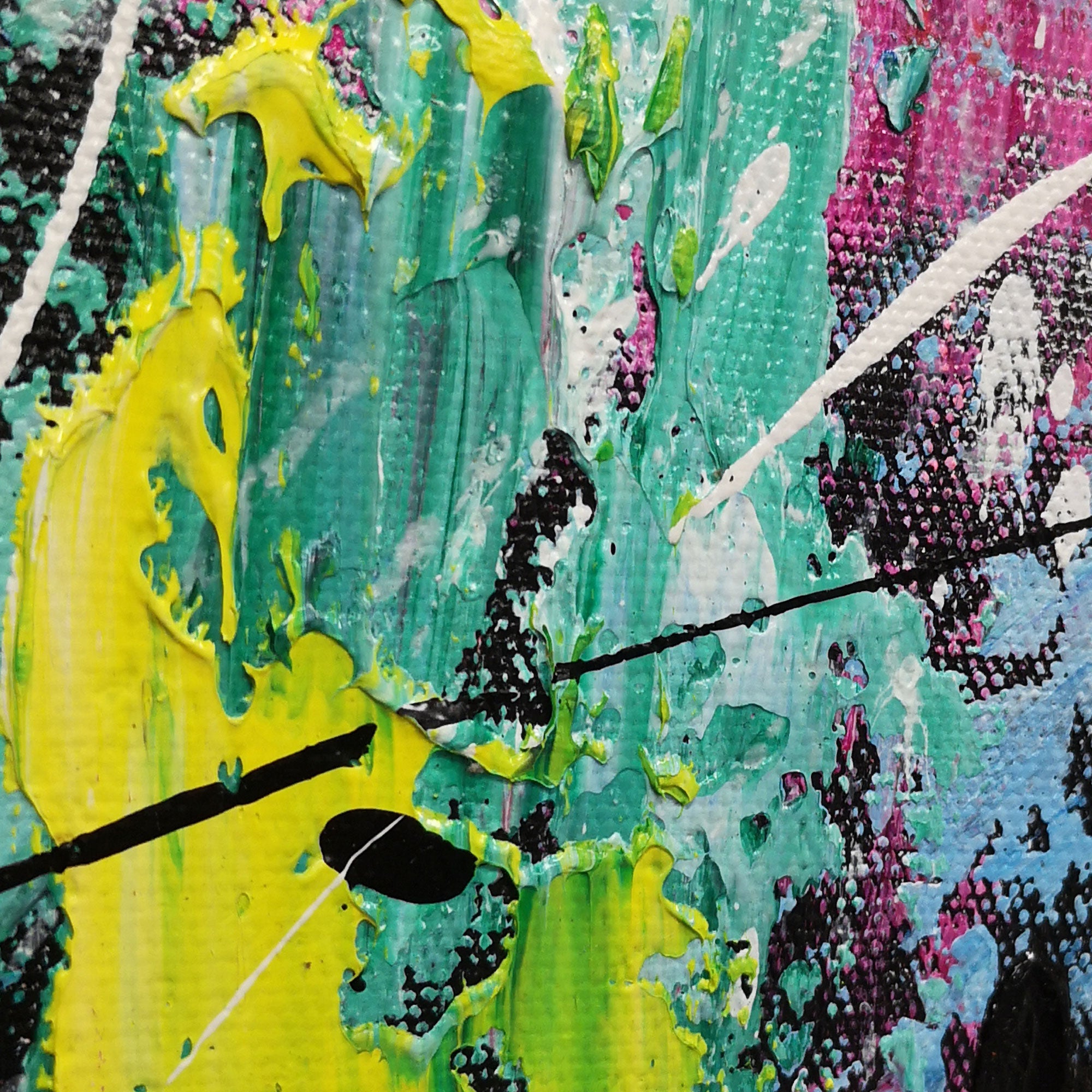 Square Abstract Painting #IS33