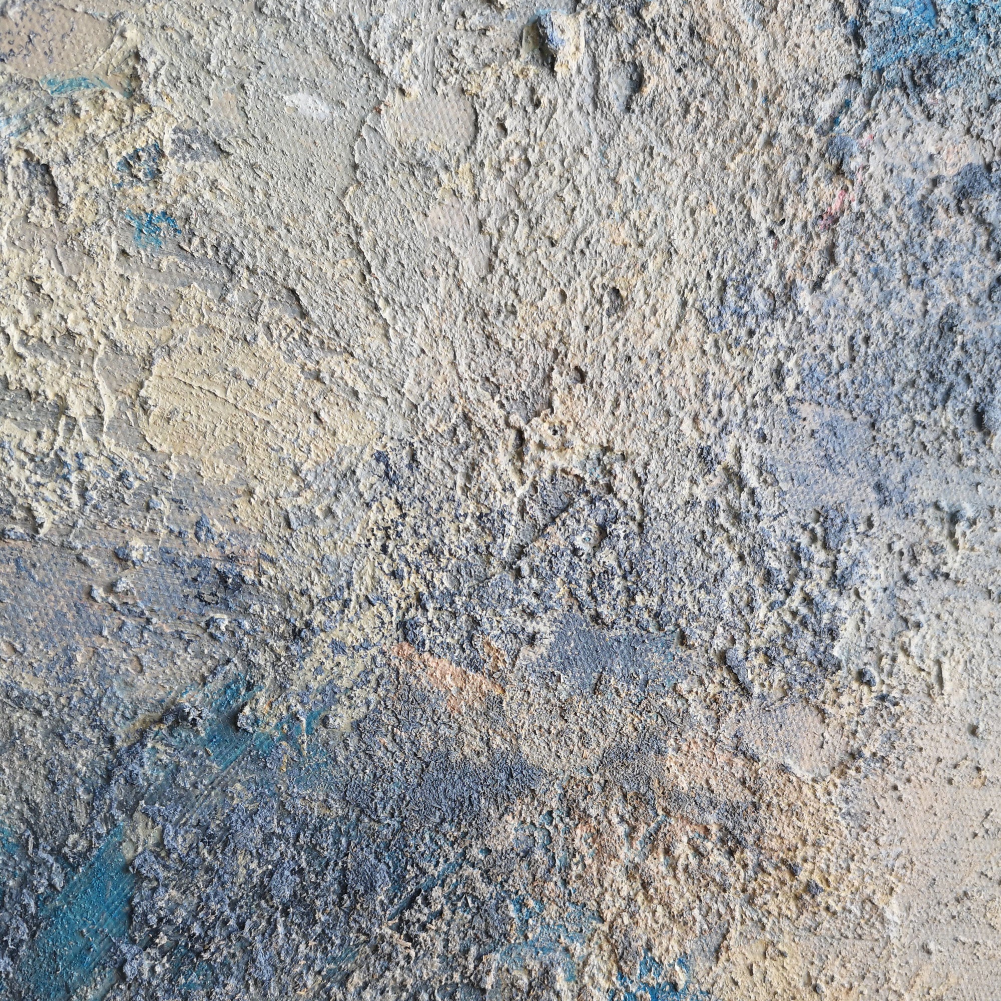 Blue Yellow Abstract Art #IS06