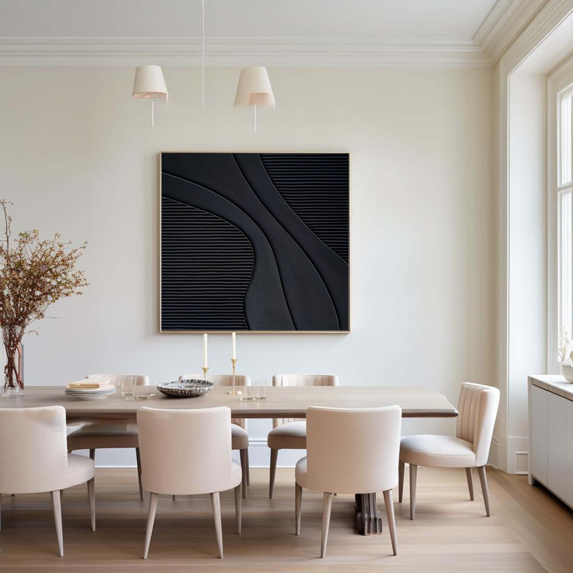 High-End Abstract Art Oil Painting for Luxury Interiors #BM 075