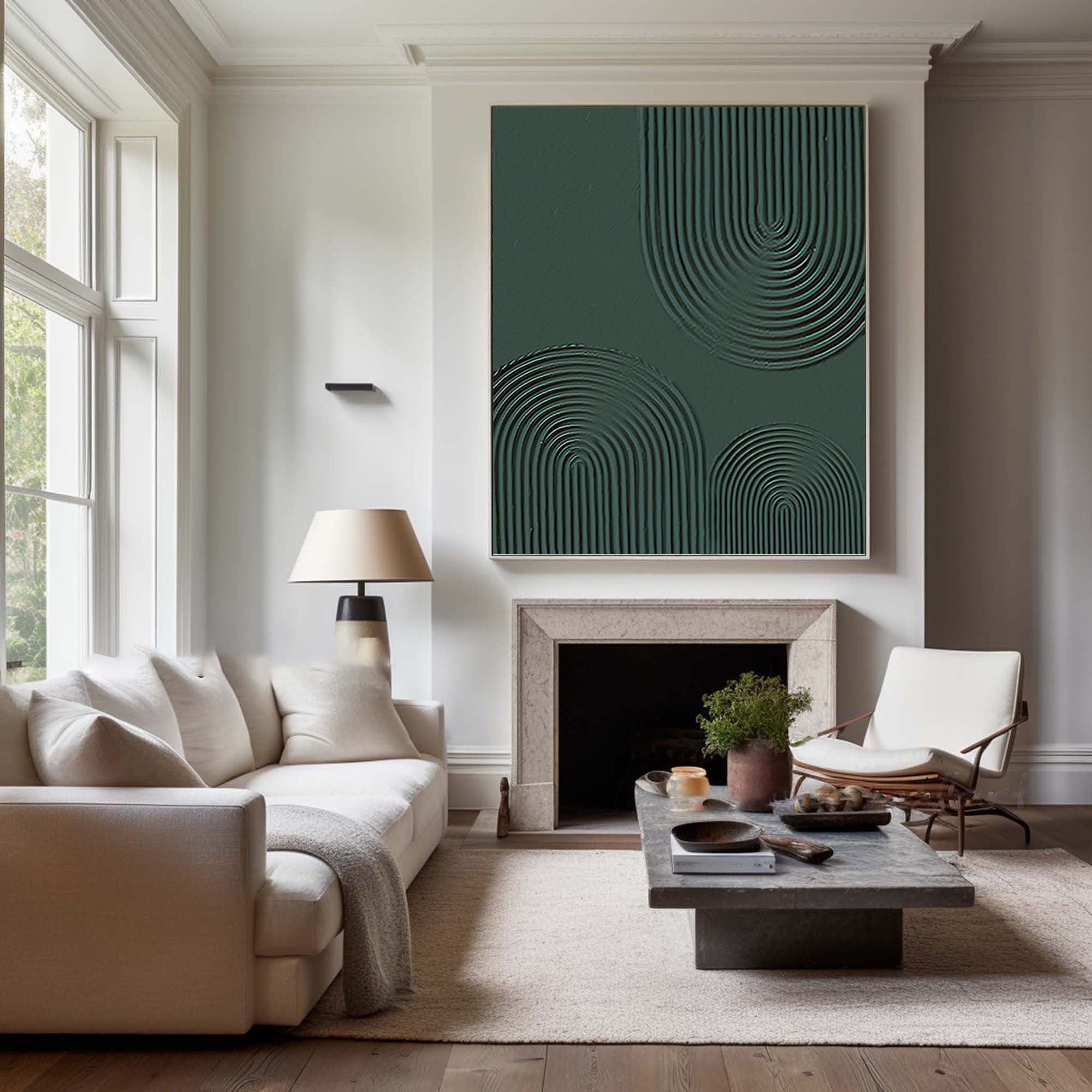 Modern Geometric Abstract Art Elegant Hallway Decoration #GM 014
