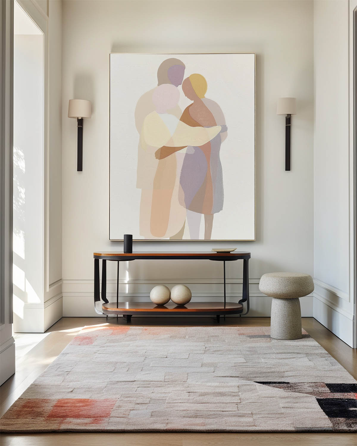 Modern Portrait Minimalist Painting #ABAV465