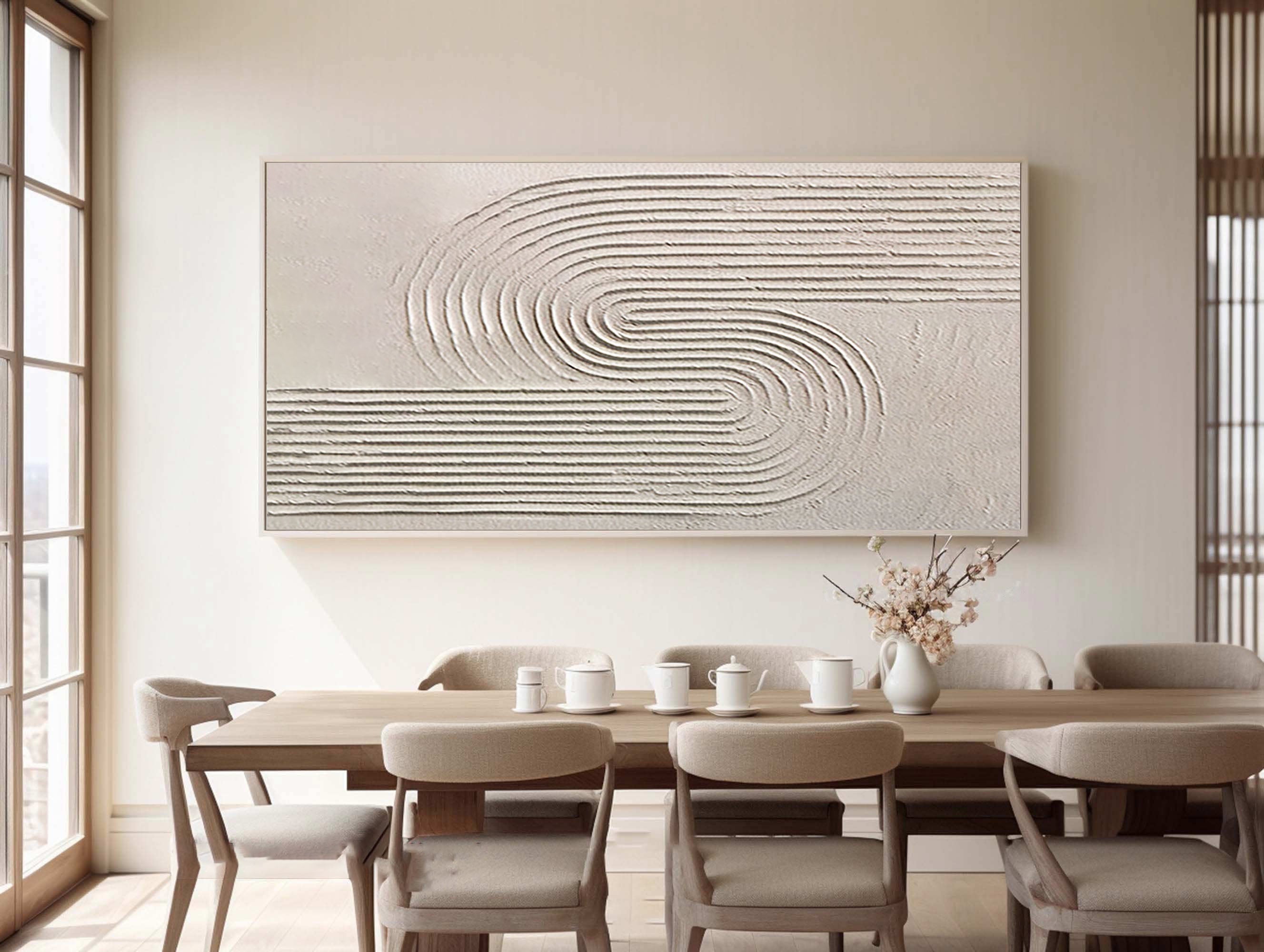 Beige & Brown Minimalist Painting #BBM 031