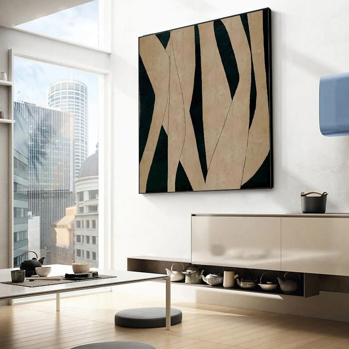 Modern Abstract Painting ¨C Flowing Lines #WSA 006