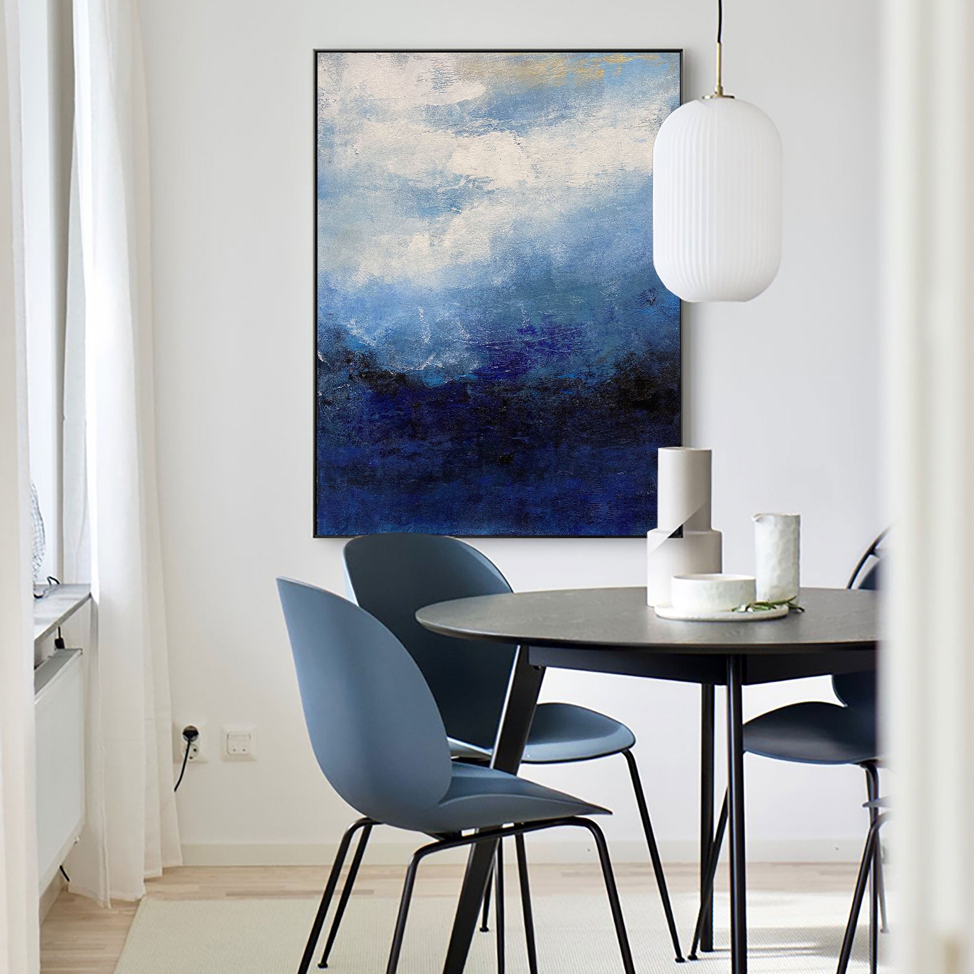 Peinture abstraite de paysage marin #ABAV170