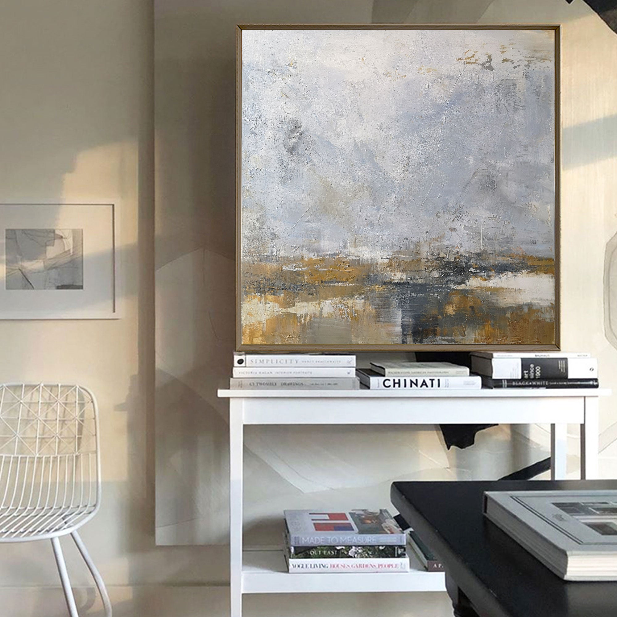 Square Abstract Painting #IS25