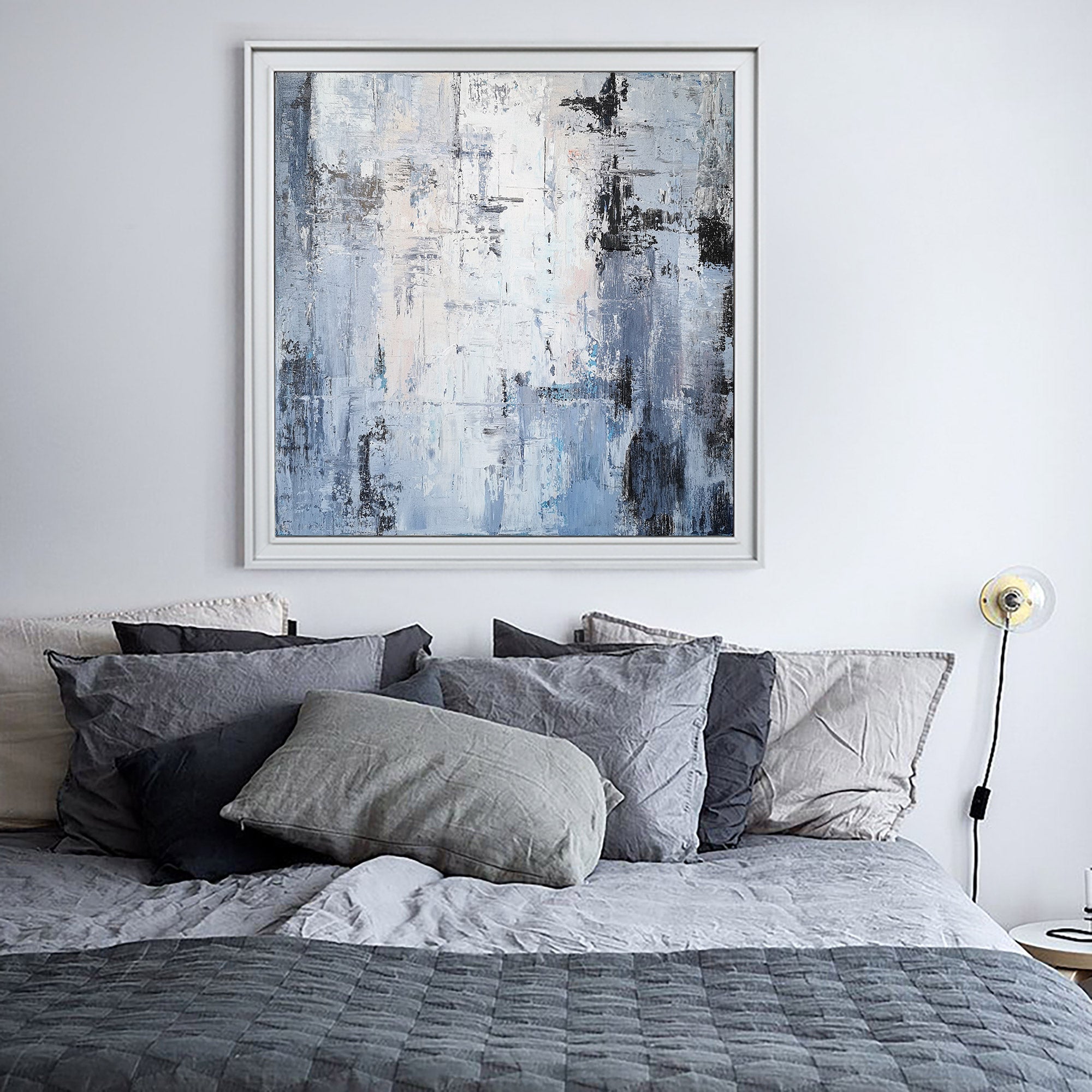 Blue Abstract Landscape Painting #IS40