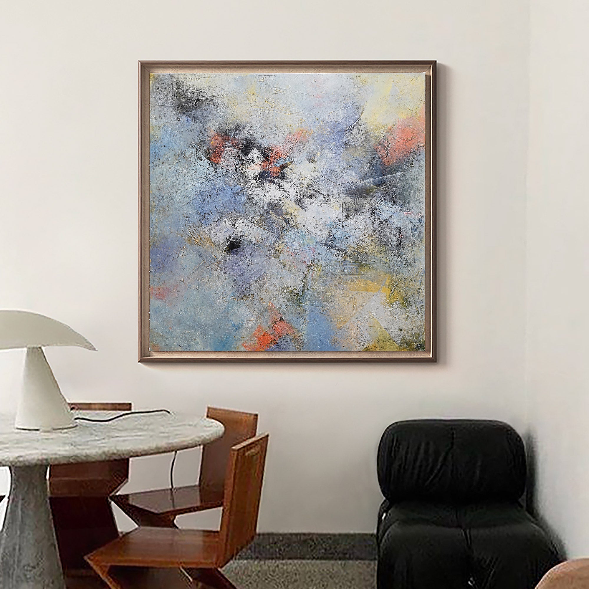 Square Abstract Painting #IS42