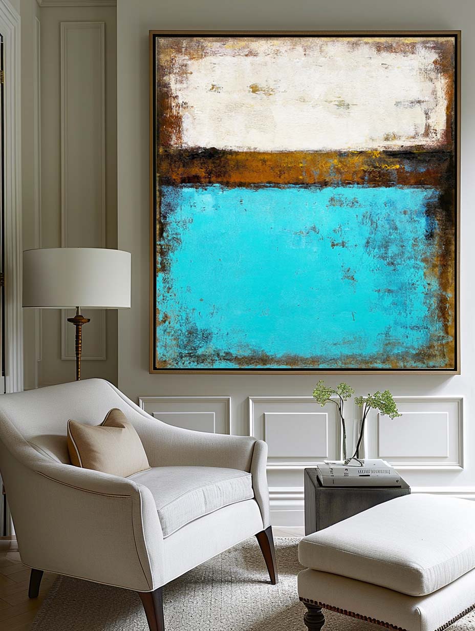 Abstract Seascape Painting #ABAV111