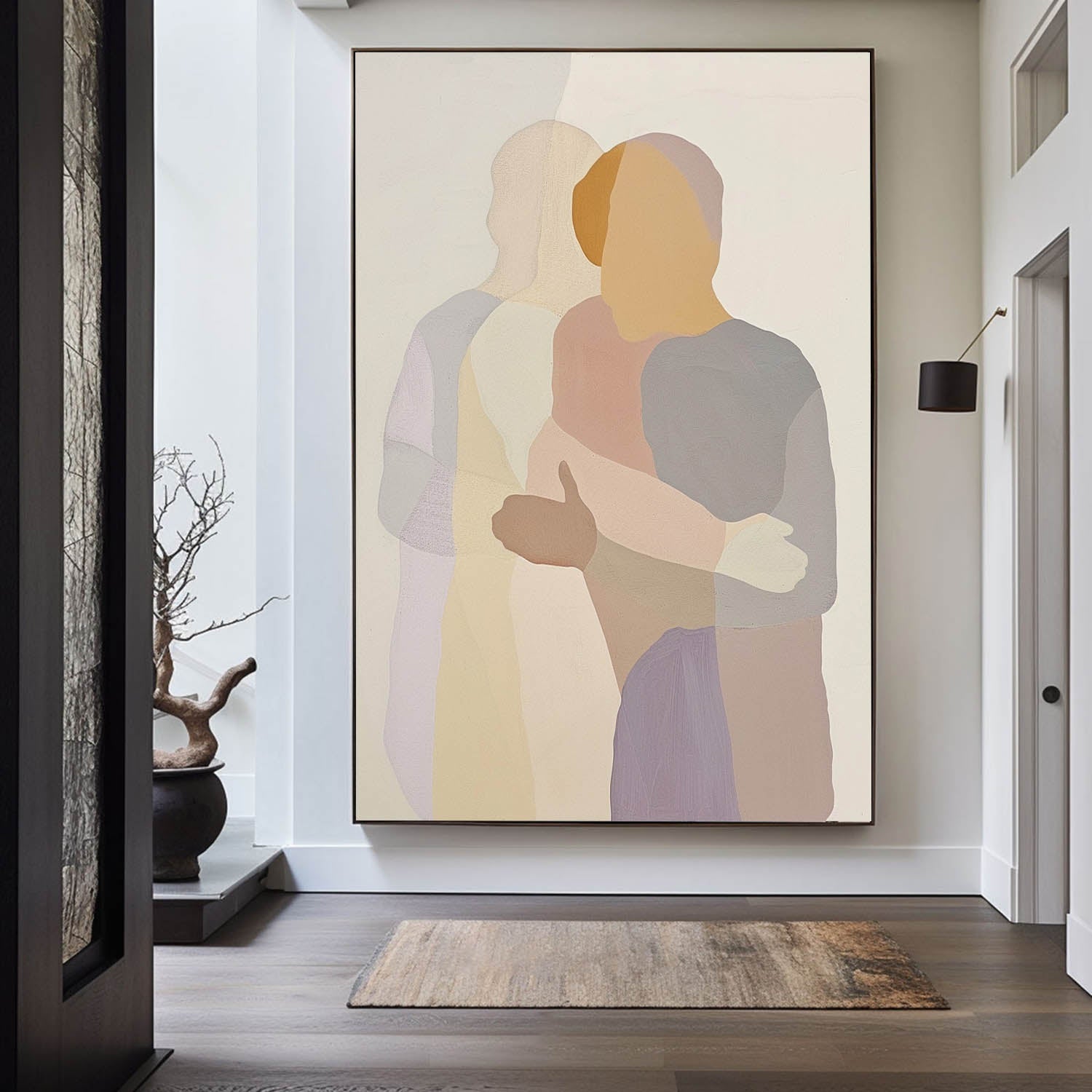 Modern Portrait Abstract Painting #ABAV466