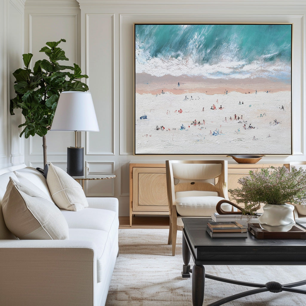 Abstract Coastal Painting #ABSH57
