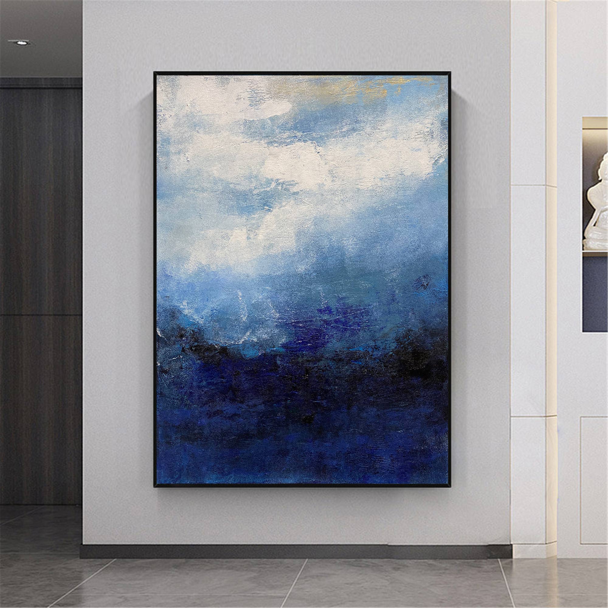 Peinture abstraite de paysage marin #ABAV170