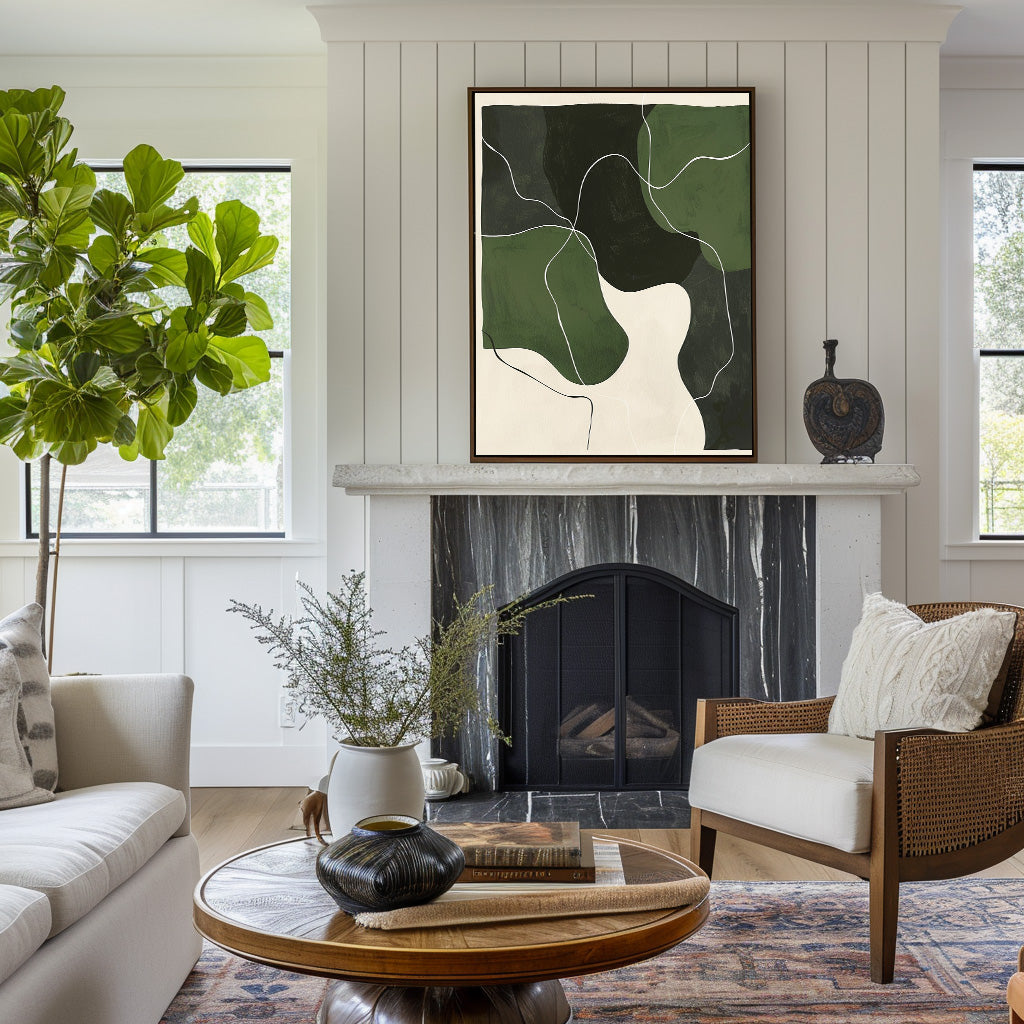 Modern Green Painting #ABAV448