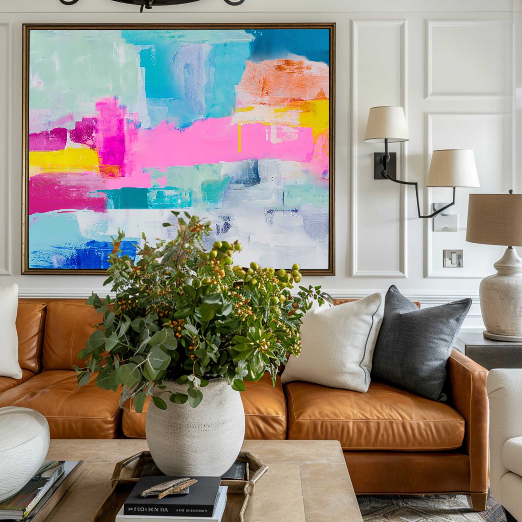 Color Abstract Art #ABAH02