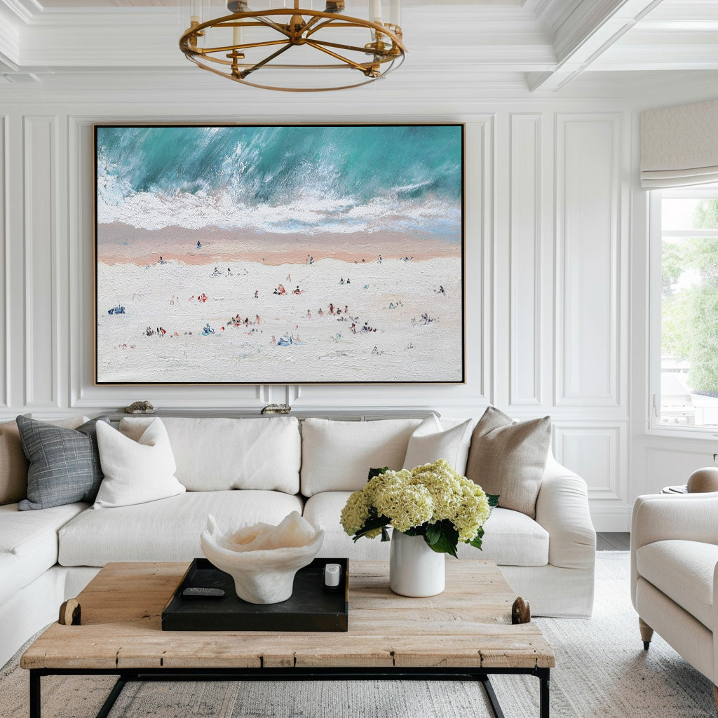 Abstract Coastal Painting #ABSH57