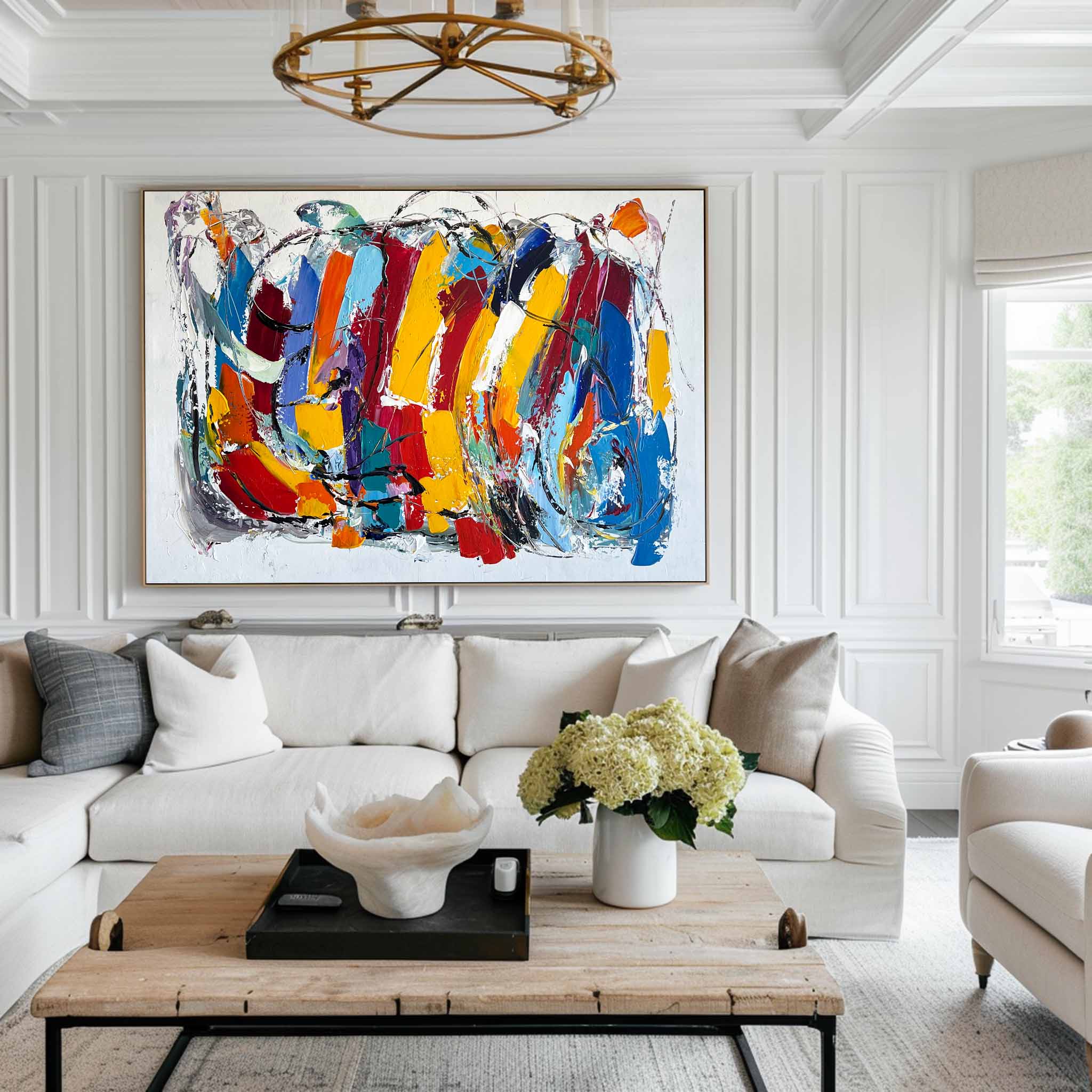 Colorful Abstract Painting #ABAH56