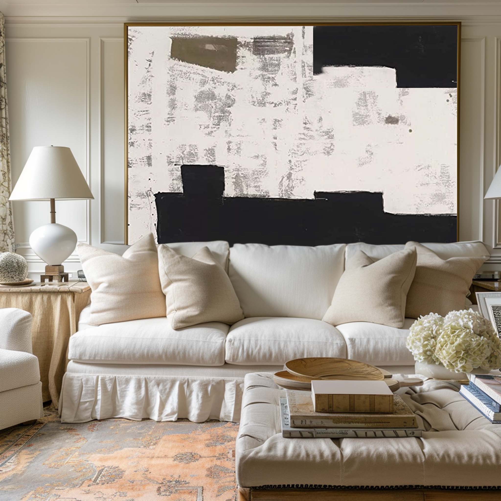 Wabi-sabi Minimalist Painting #ABAH98