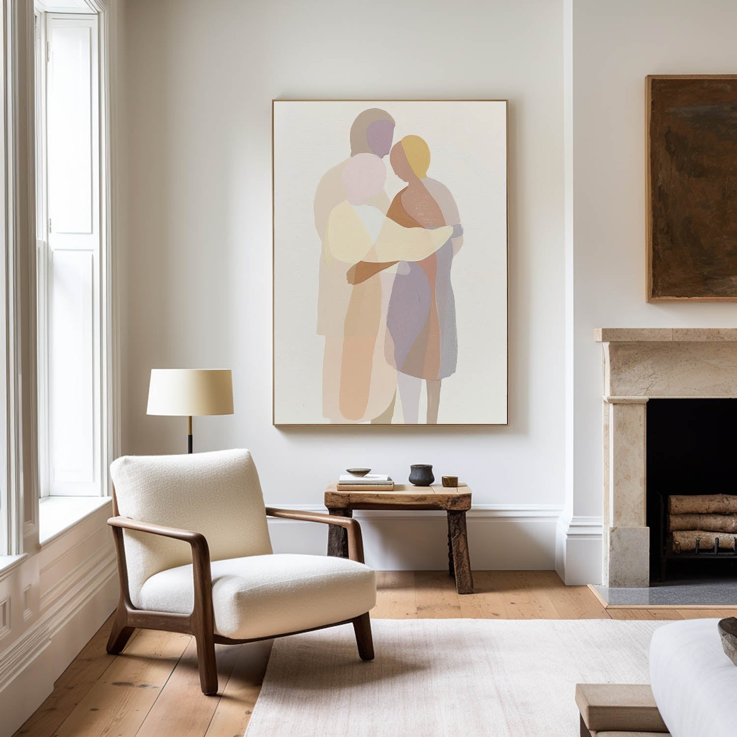 Modern Portrait Minimalist Painting #ABAV465