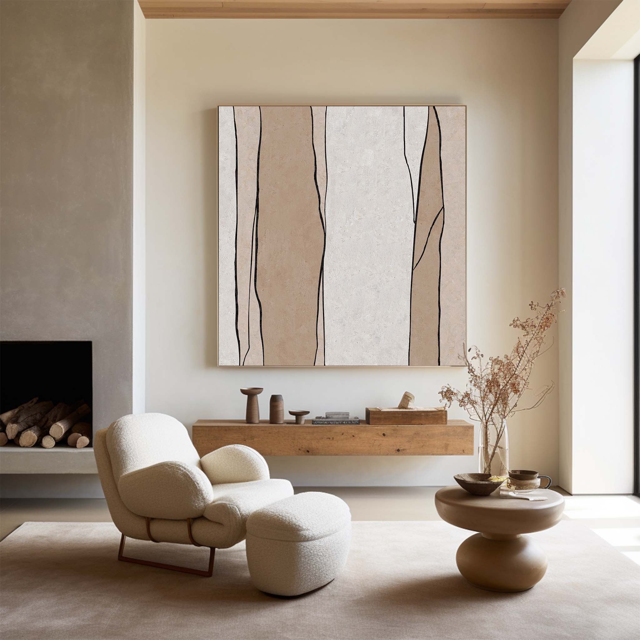 Abstract Minimalist Painting #ABAS66
