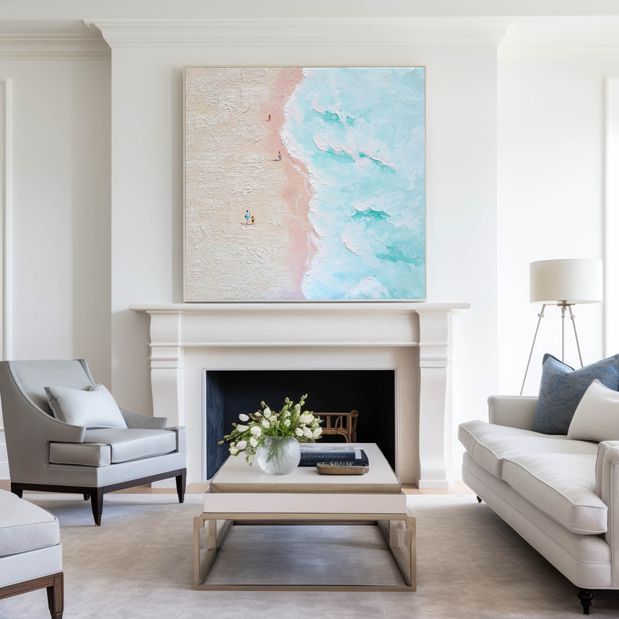 Abstract Sea Landscape Painting #ABSS24